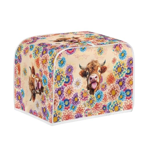 Highland Cattle Boho Mandala