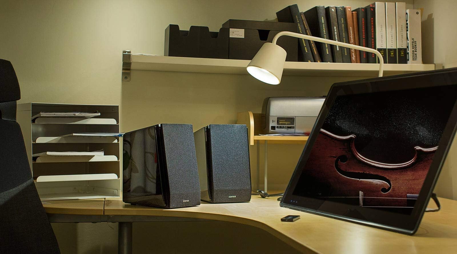 Edifier R1850DB 2.0 Active Bluetooth Bookshelf Speakers with Built-in Amp & Subwoofer Output - HiFi Stereo Sound for Home Theater, PC, Gaming & Music Streaming | Perfect for Living Room, Office & Small Spaces