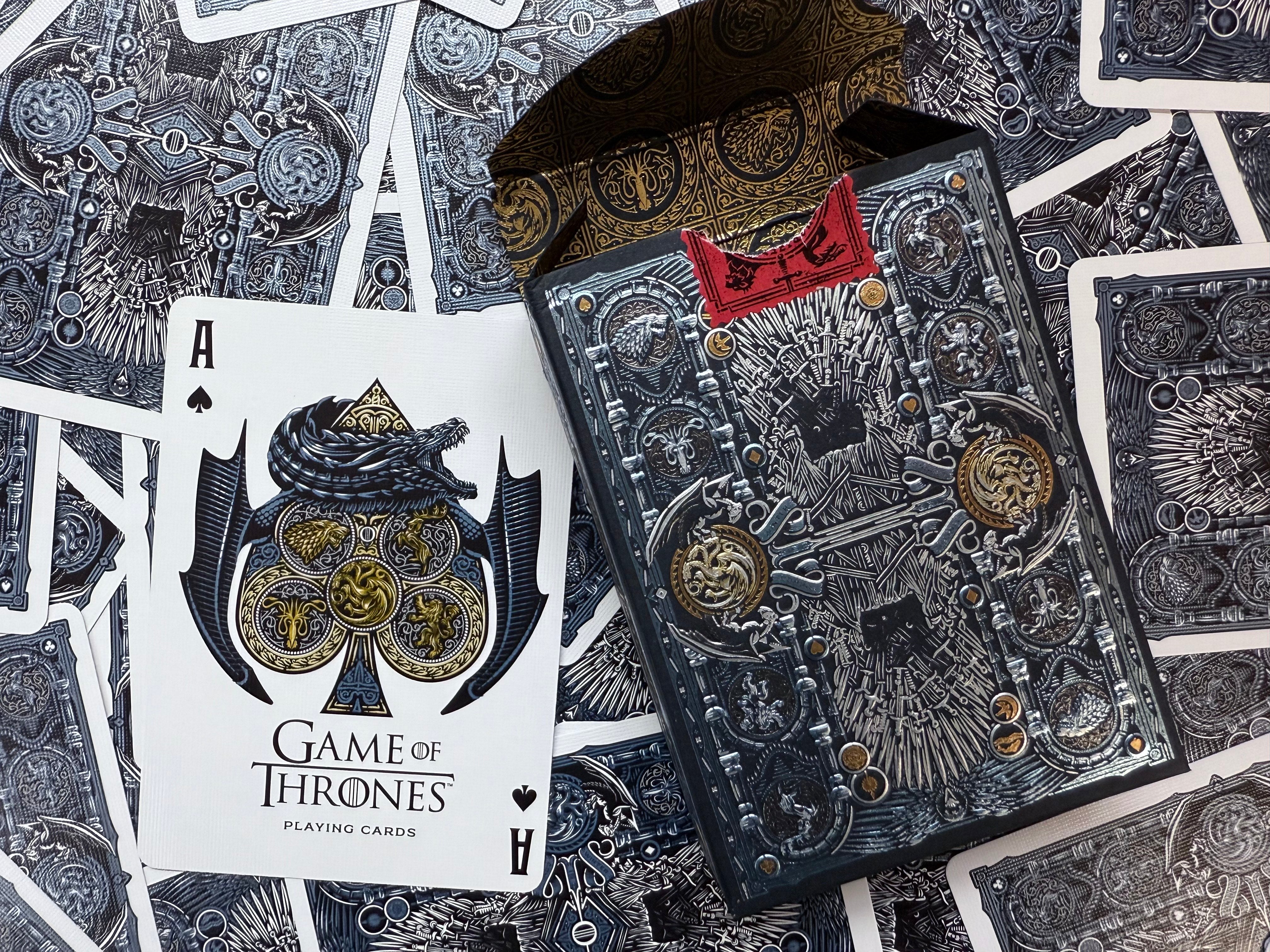 Premium GOT Playing Cards - Official Game of Thrones Themed Deck for Collectors & Fans | Perfect for Game Nights, Gifts, and Themed Parties