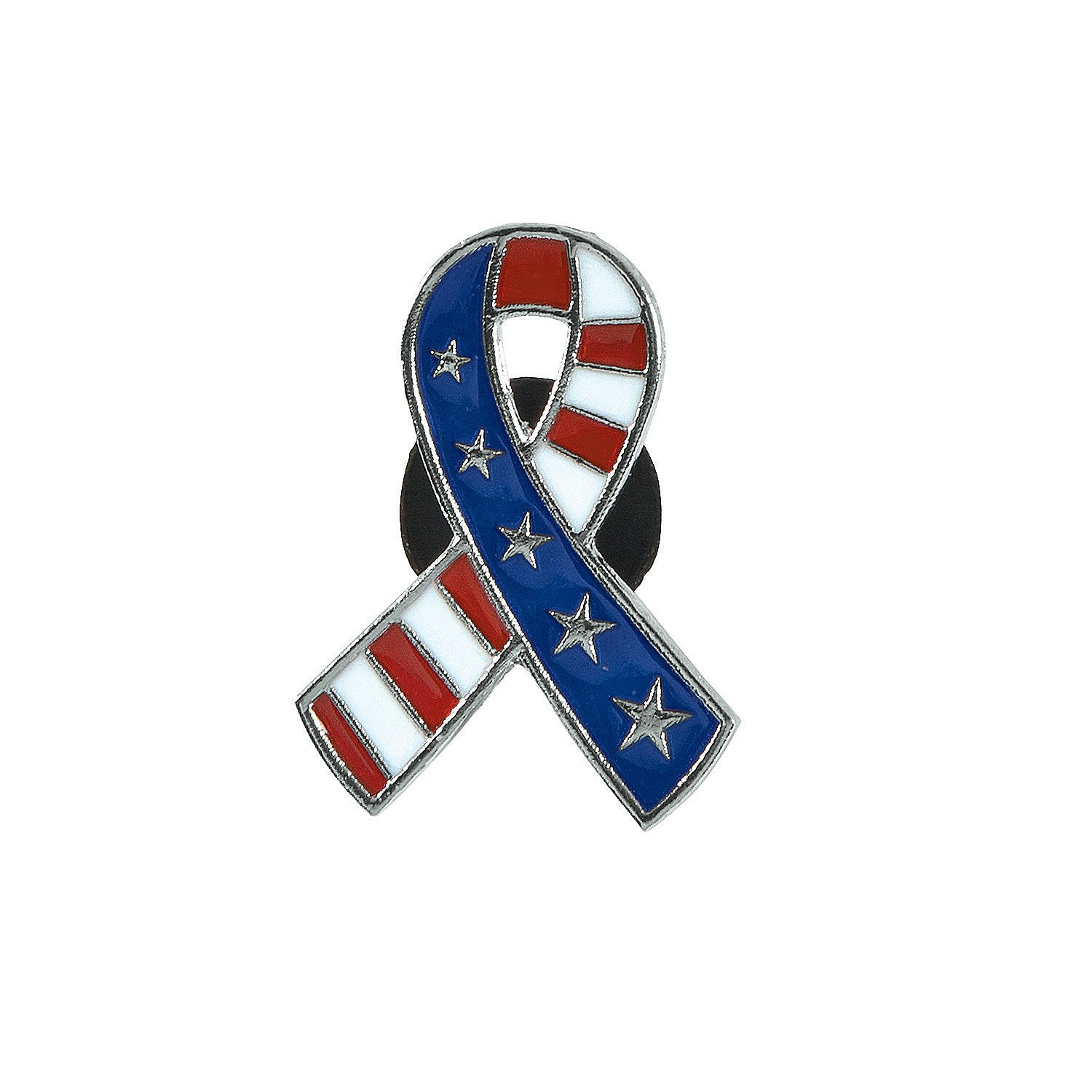 Patriotic Ribbon Pins for 4th of July - 36pc Set for Parties & Events