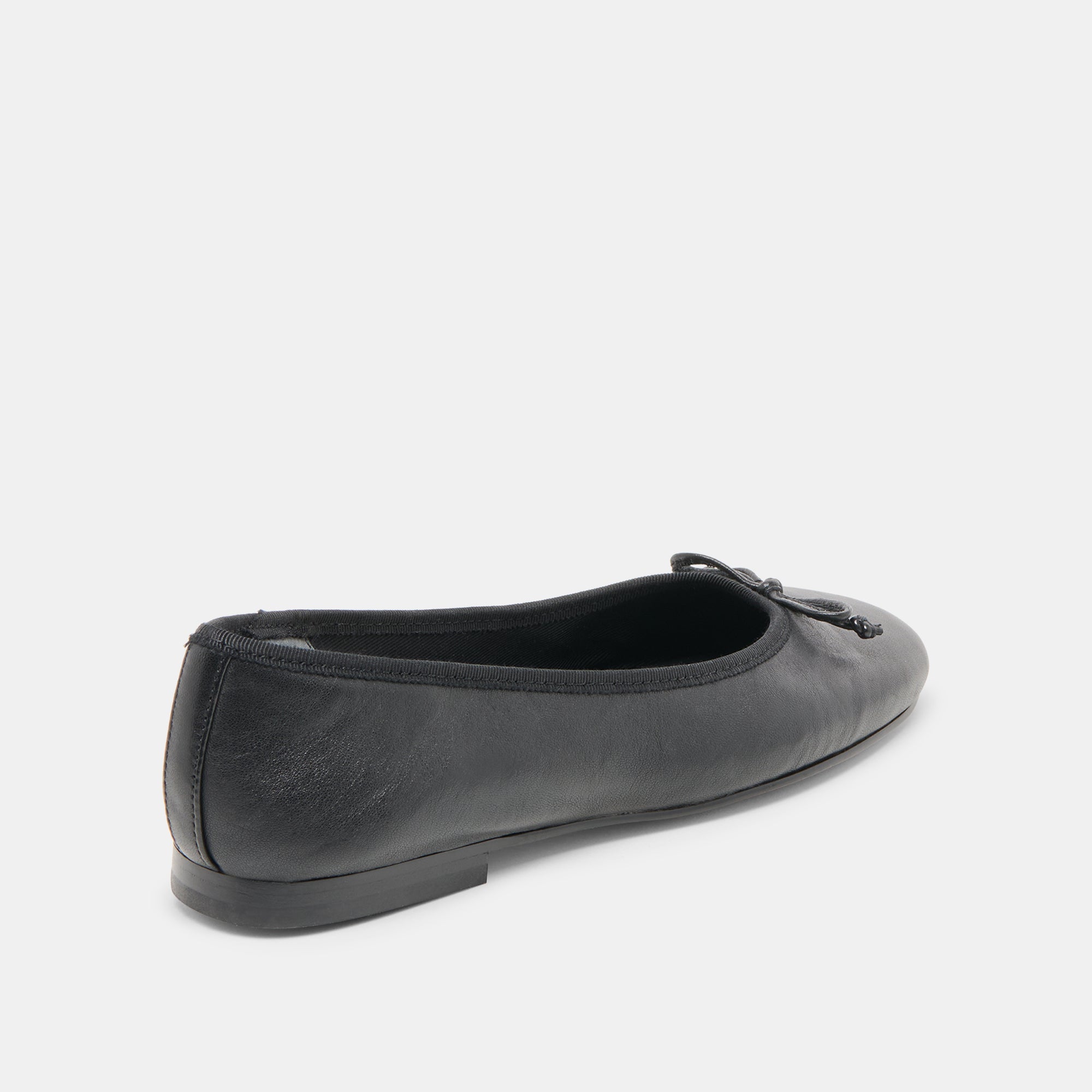 RITLA Women's Black Leather Ballet Flats - Comfortable & Stylish Shoes for Work, Casual Wear & Travel