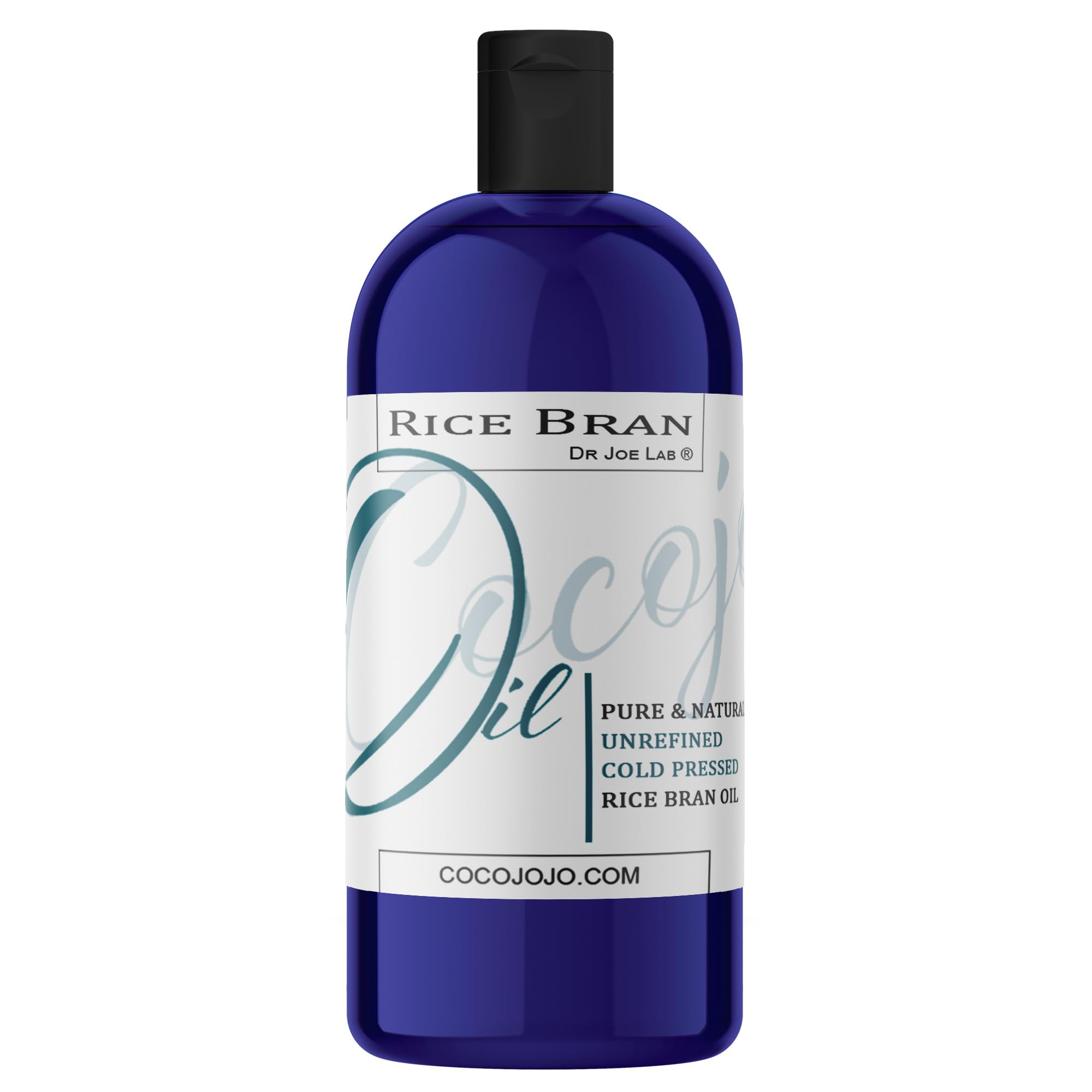 **Pure Cold Pressed Extra Virgin Rice Bran Oil - 32 oz | Unrefined, Natural & Organic for Hair, Skin, Body, Nail & Beard Care | Moisturizing, Soothing & Hydrating | Perfect for Massage, DIY Beauty & Aromatherapy**