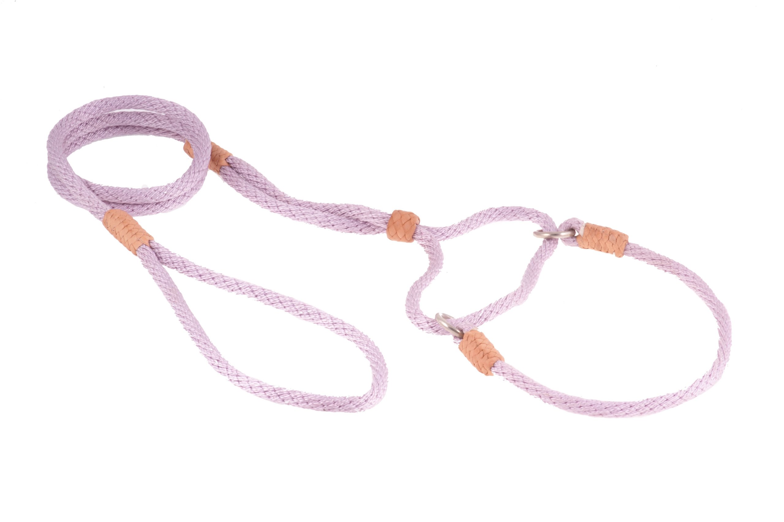 Alvalley Martingale Dog Leash with Collar - Soft Nylon Training Leash for Small & Medium Dogs - Adjustable No-Pull Design with Tagua Bead Stopper - Ideal for Walking, Obedience Training & Outdoor Adventures