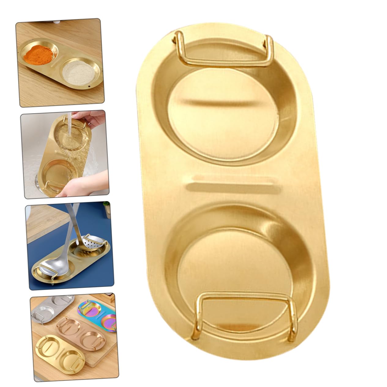 Hemoton Ceramic Spoon Rest - Stylish Soup Spoon Holder for Dining Table Decor, Kitchen Utensil Organizer, Ladle & Scoop Storage Rack - Perfect for Kitchen Countertop, Dining Room, and Gift Giving