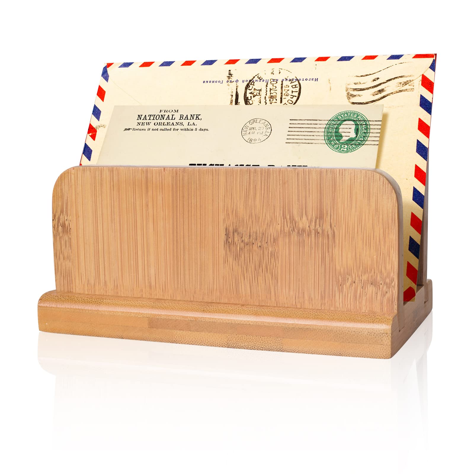 Mesh Desk Letter Holder - Wishacc Envelope & Bill Organizer for Documents, Files, Folders, Papers & Mail | Perfect for Office, Home & School Desktops