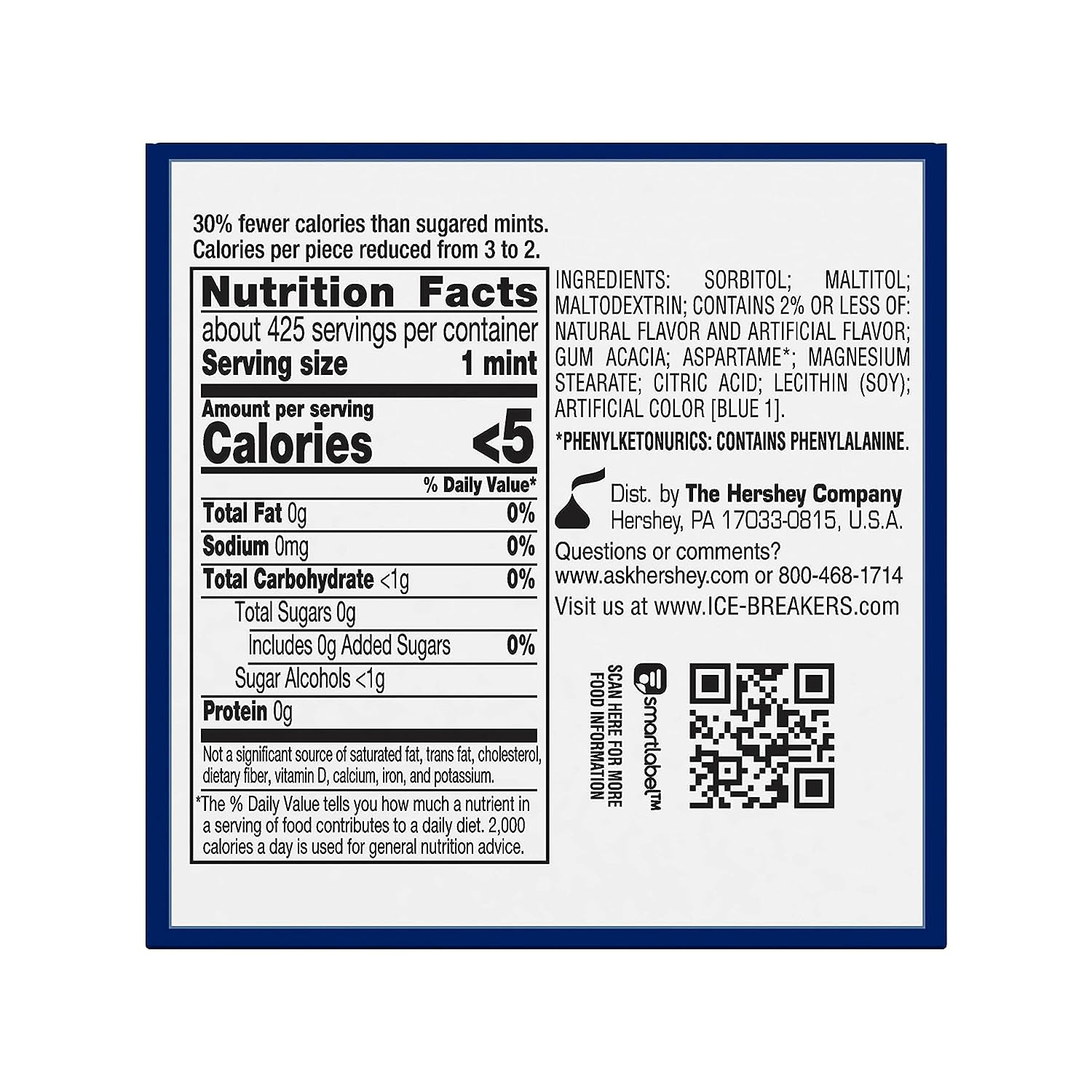Coolmint Ice Breakers Mints - 1.5 oz (8 Packs) | Refreshing Breath Freshener for Work, Travel & Social Events