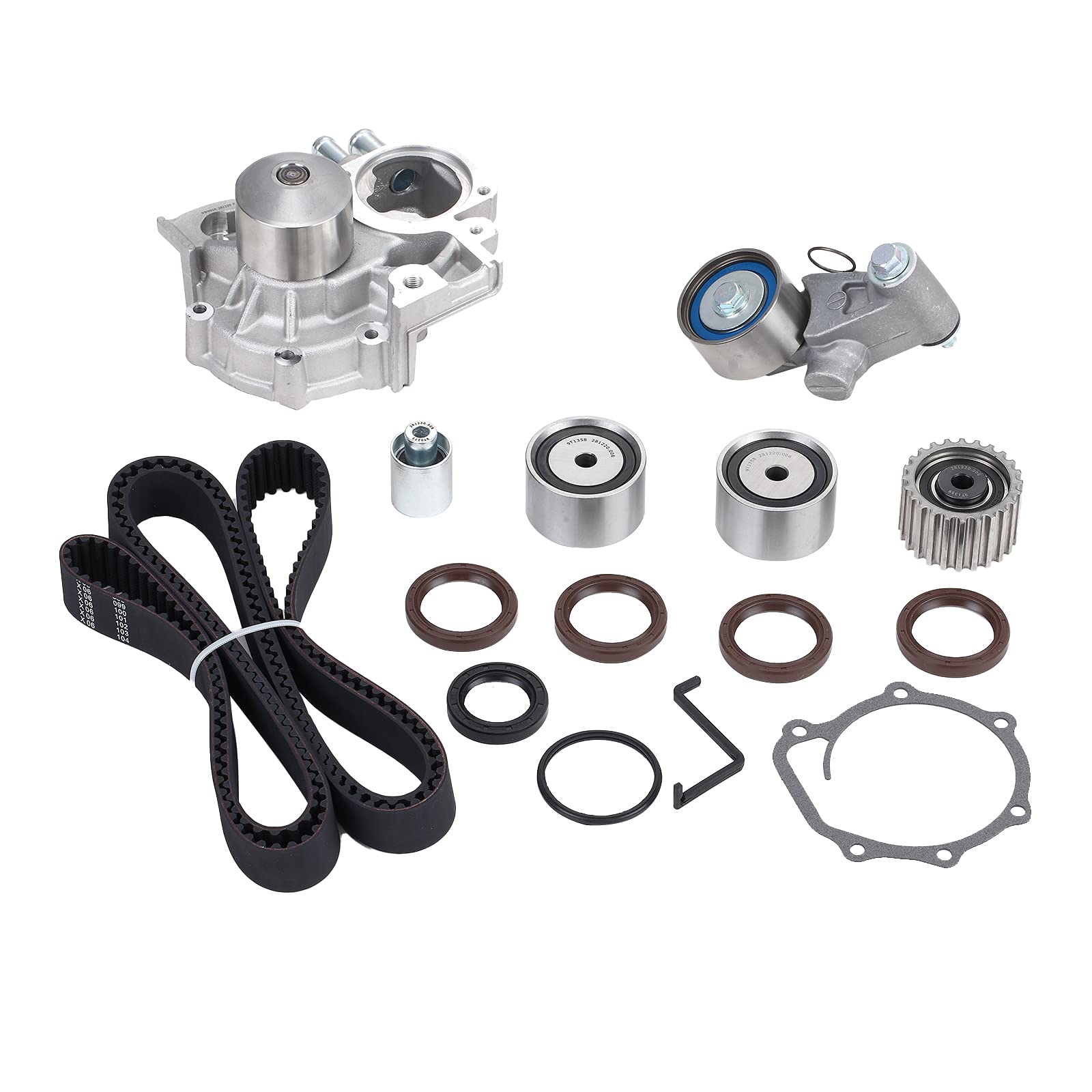High-Quality Engine Timing Belt Kit for Saab 9-2X, Subaru Baja, Forester, Impreza, Legacy & Outback - Durable Car Accessories for Smooth Performance & Engine Protection | Perfect for DIY Repairs & Maintenance
