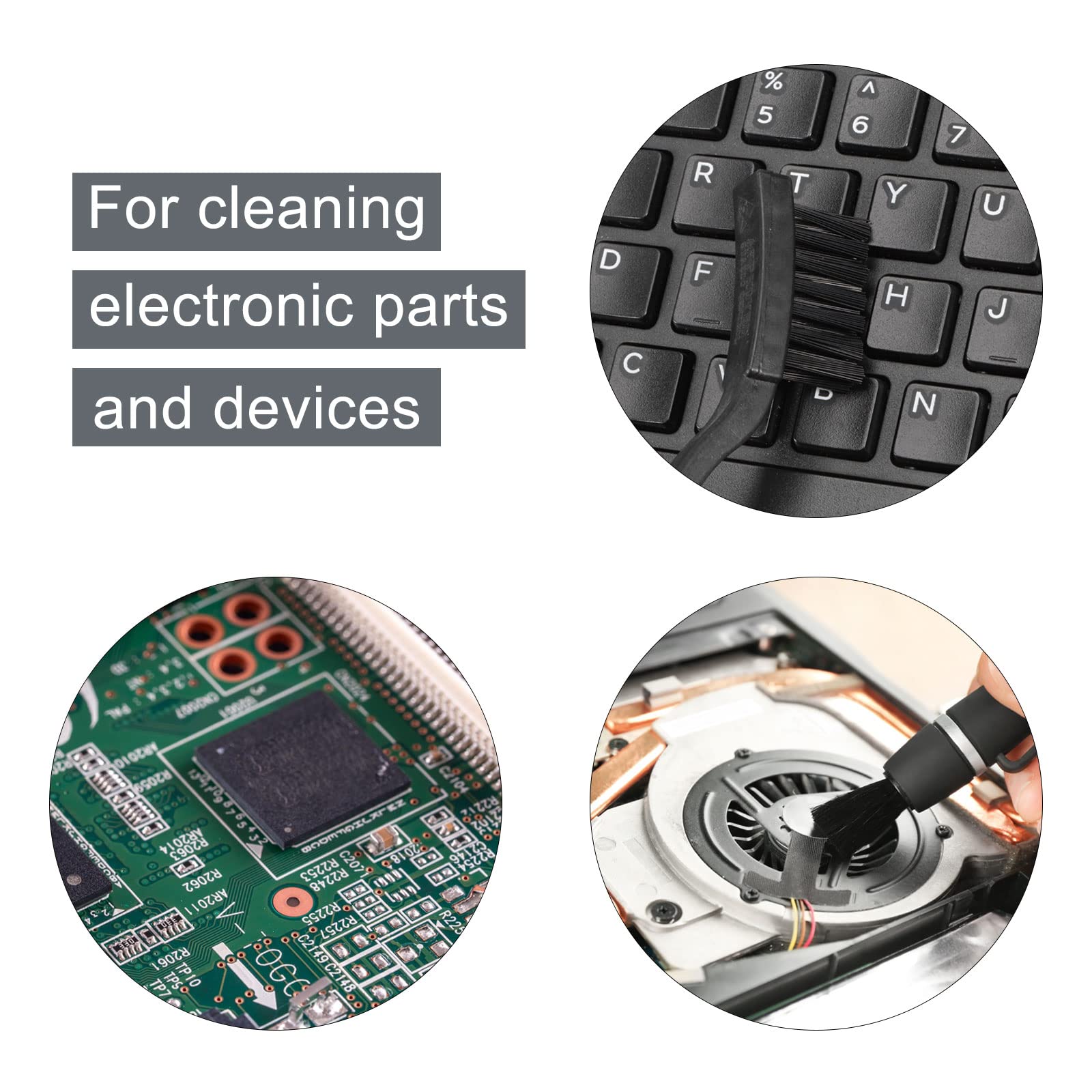 Anti Static ESD Brush for Electronics PCB Repair - 4 Pack