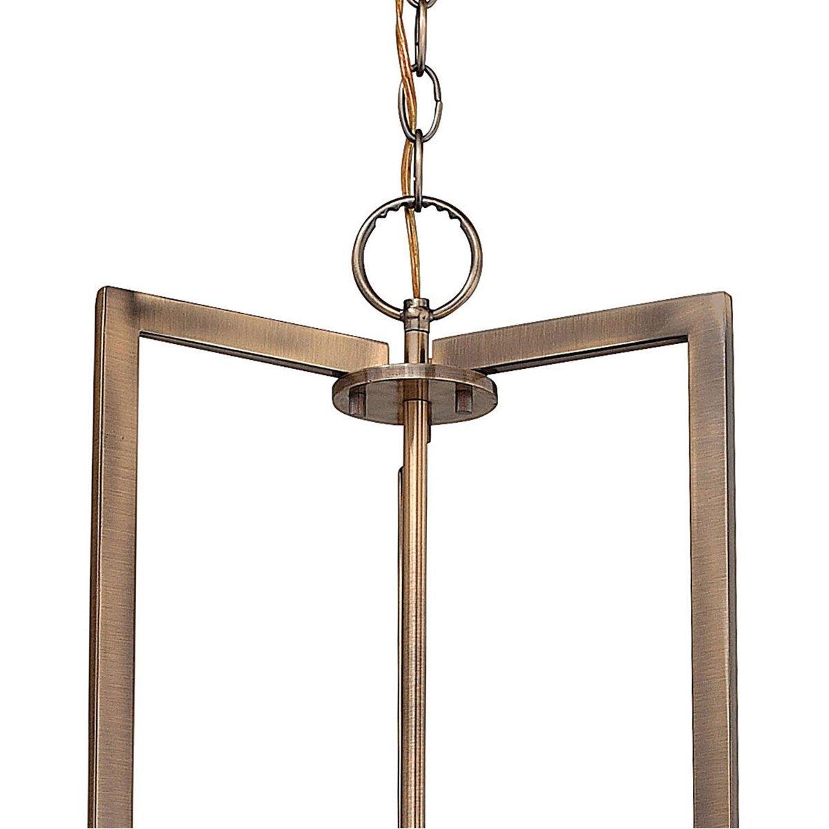 Hampton 3-Light Brushed Bronze Pendant Lighting Fixture - Modern Ceiling Light for Dining Room, Kitchen Island & Bedroom