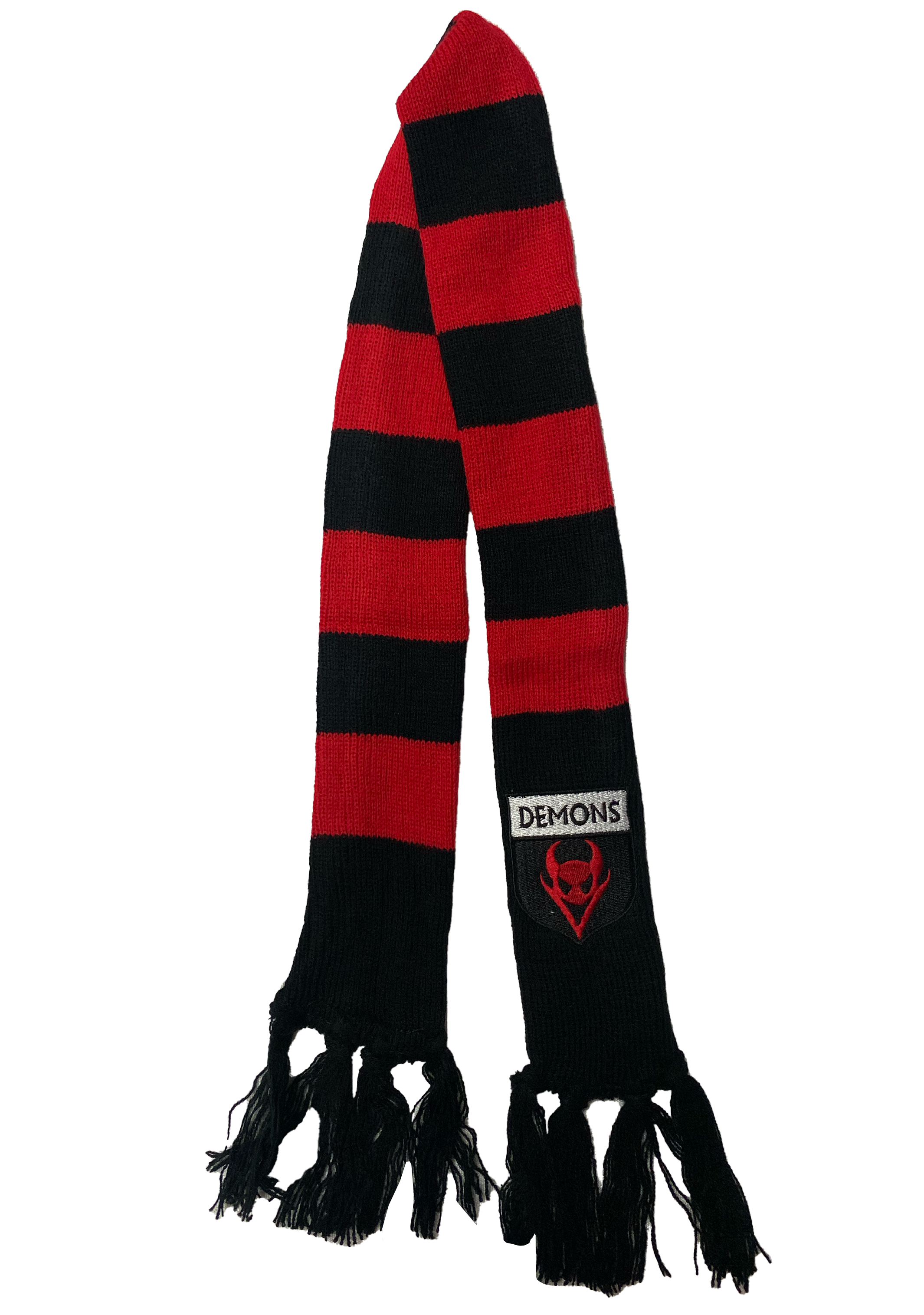 Burley Sekem Perth Demons Mini Scarf - Soft & Lightweight Wool Scarf for Men & Women - Perfect for Sports, Outdoor Activities & Casual Wear