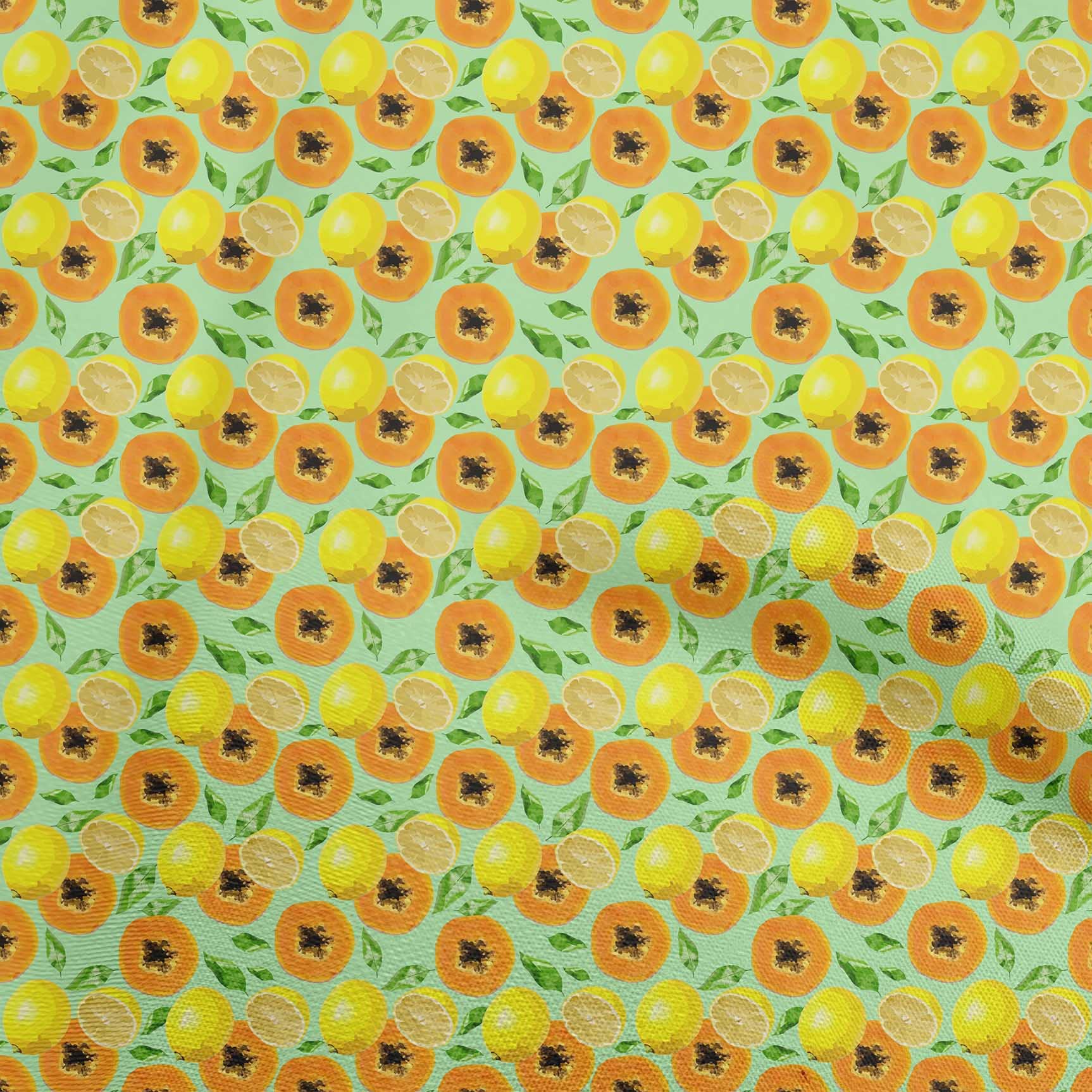 oneOone Silk Tabby Mint Green Printed Fabric - 42 Inch Wide by The Yard for DIY Clothing, Sewing Supplies | Perfect for Dresses, Scarves & Home Decor Projects