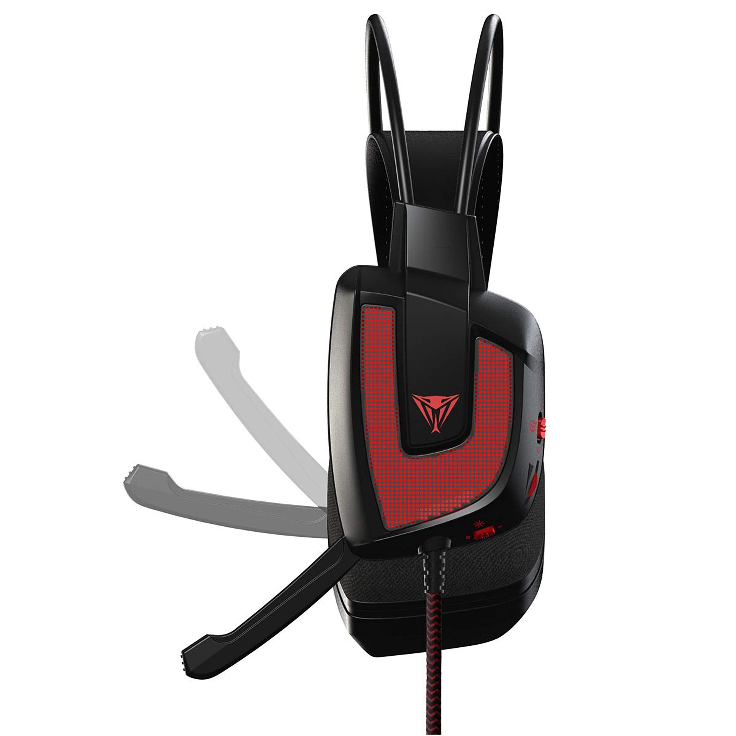 Patriot Viper V360 7.1 Virtual Surround Sound Gaming Headset with Noise Cancelling Mic - RGB Lighting - Comfortable Memory Foam Earpads - for PC, PS4, PS5, Xbox (PV3607UMLK) - Perfect for FPS, MOBA & Streaming