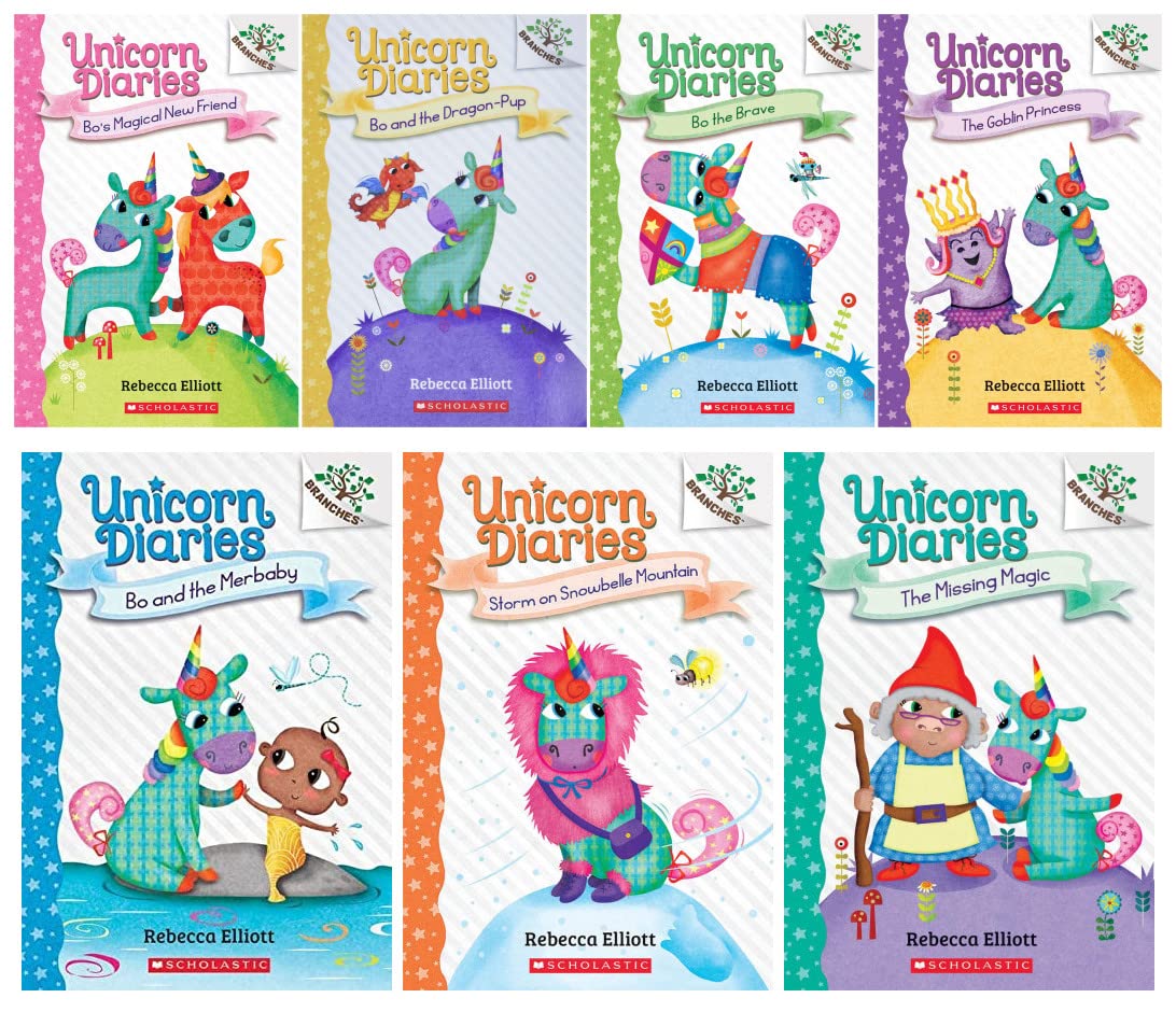Unicorn Diaries Series 7 Books Set (Books 1-7) - Magical Chapter Books for Kids Ages 6-10 | Perfect for Bedtime Reading, Classroom Libraries & Fantasy Book Collections