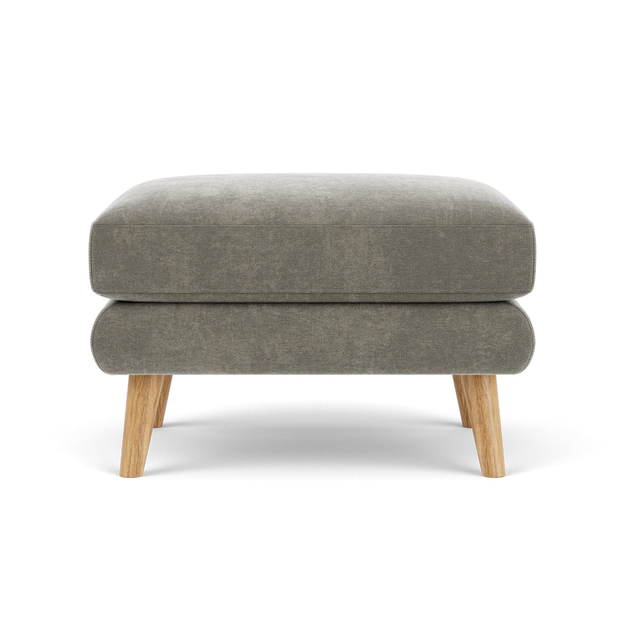 George Fabric Ottoman - Stylish and Comfortable Footrest, Storage Bench for Living Room, Bedroom, or Office - Perfect for Relaxing, Extra Seating & Home Organization