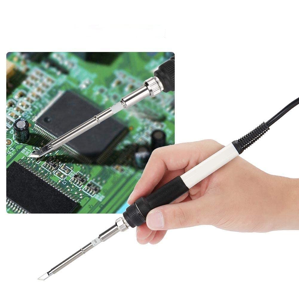 Premium YWBL-WH Soldering Iron Tip & Handle Kit - Compatible with DSK T12-D Station & T12-K Tip - High Performance Electronic Welding Tools for DIY Electronics Repair and PCB Soldering Projects