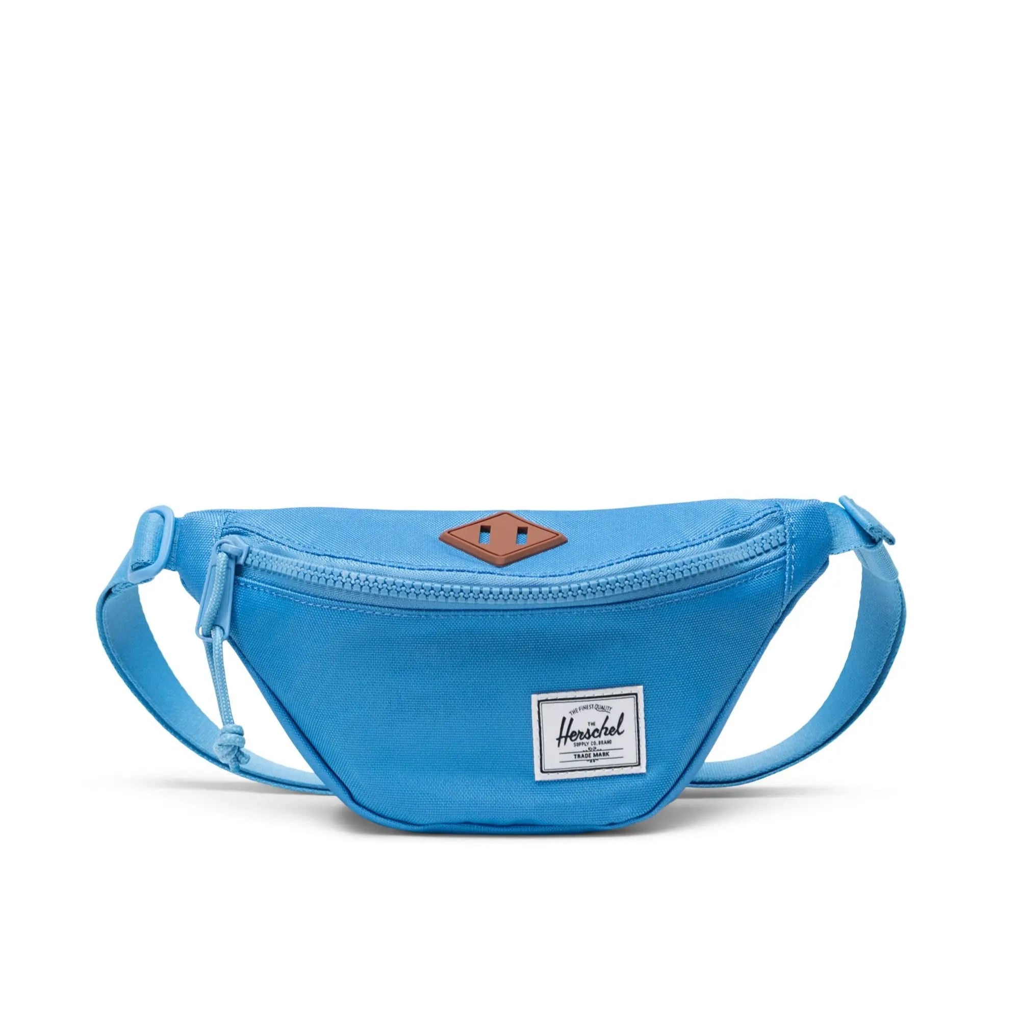 Herschel Heritage Hip Pack - Azure Blue Compact Waist Bag for Travel, Hiking & Everyday Use