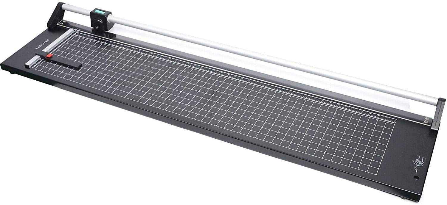 Heavy Duty 14/24/36/48 Inch Manual Rolling Paper Cutter - Professional Rotary Trimmer for Photos, Cardstock & Craft Paper - Precision Cutting Tool (36 Inch) - Perfect for Scrapbooking, Office Use & DIY Projects