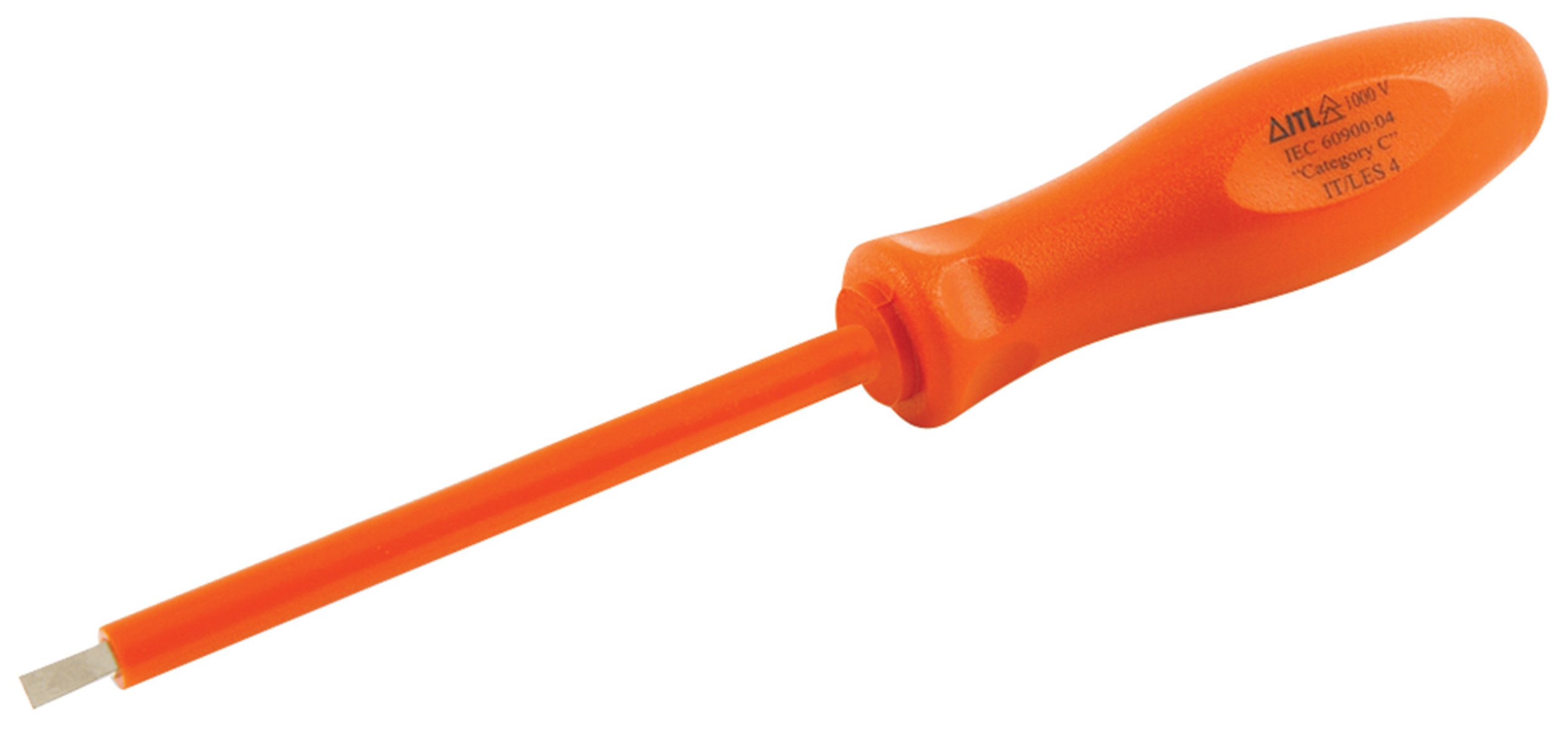 CH Hanson USC01860 Insulated Slotted Electricians Terminal Screwdriver Blade - 1/8-Inch X 3-Inch - Professional Electrical Tool for Safe Wiring & Repairs