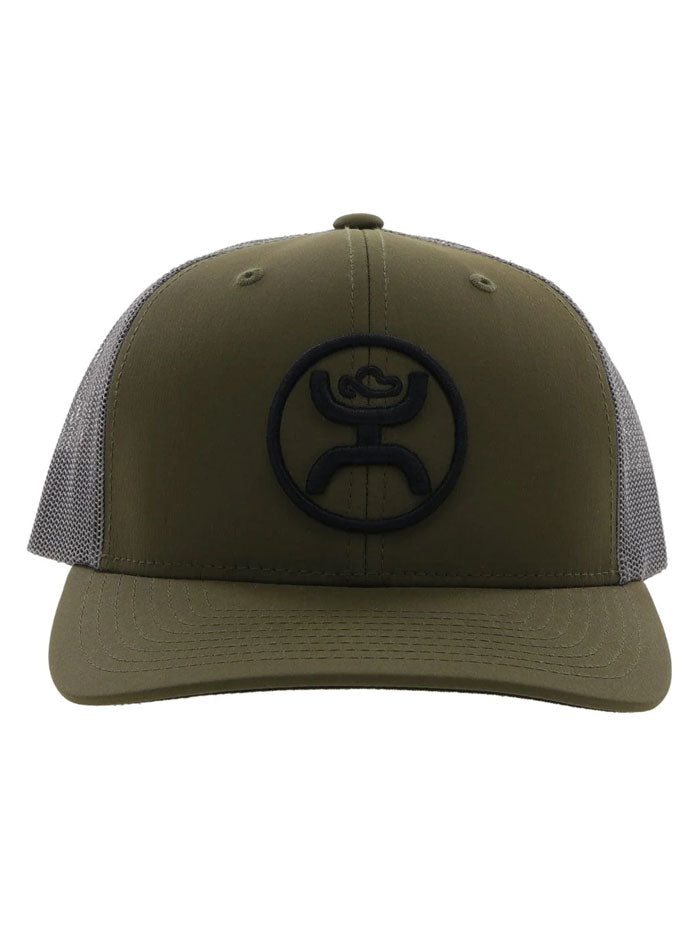 Hooey 2209T Olive Grey Classic Snapback Hat for Men & Women - Perfect for Outdoor Activities, Sports & Casual Wear