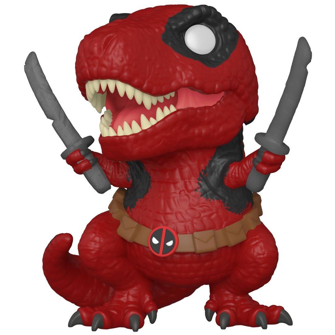 Funko Pop! Dinopool Deadpool Vinyl Figure - Collectible Marvel Superhero Toy for Fans and Gifts | Perfect for Display, Decor, and Comic Book Collections