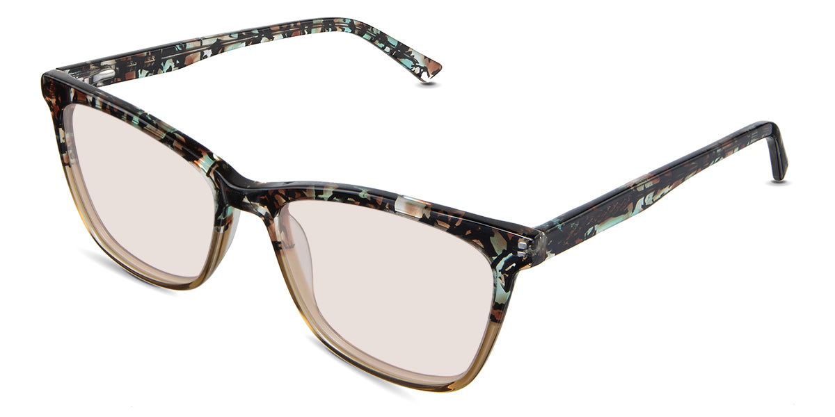 Paisley Print Women's Prescription Tinted Glasses - Stylish & UV Protection for Outdoor Activities, Driving, and Fashion Accessories