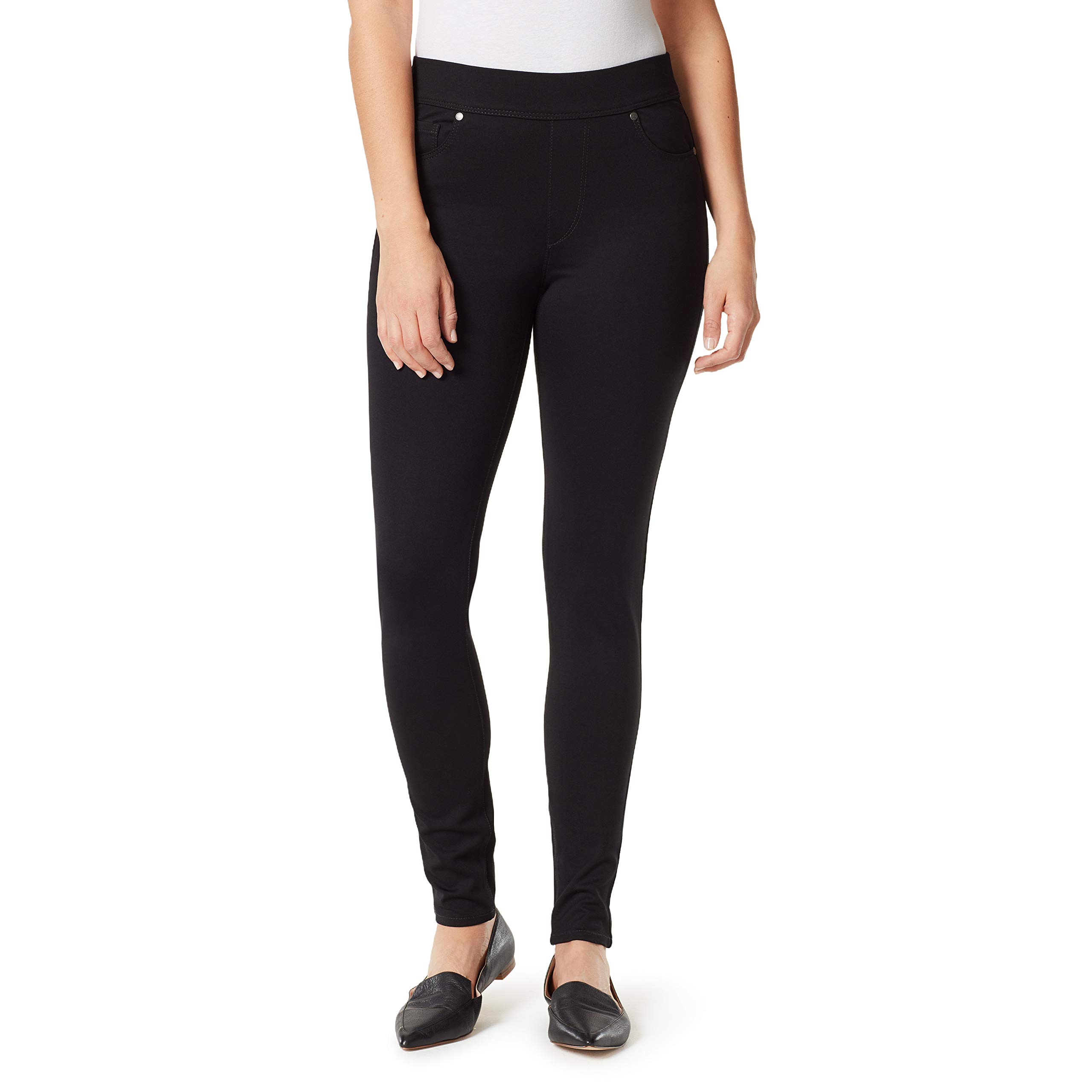 Gloria Vanderbilt Women's Avery Slim Pull-On Pants for Work & Casual Wear