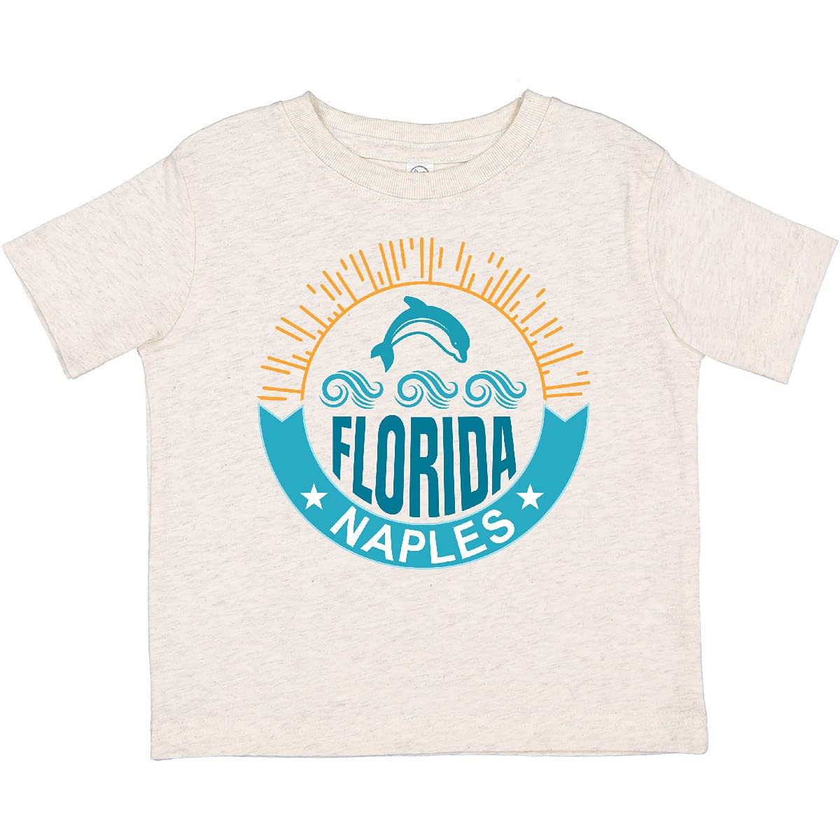 Inktastic Naples Florida Beach Vacation Toddler T-Shirt - Cute Summer Outfit for Boys & Girls - Perfect for Beach Trips, Family Vacations & Playdates