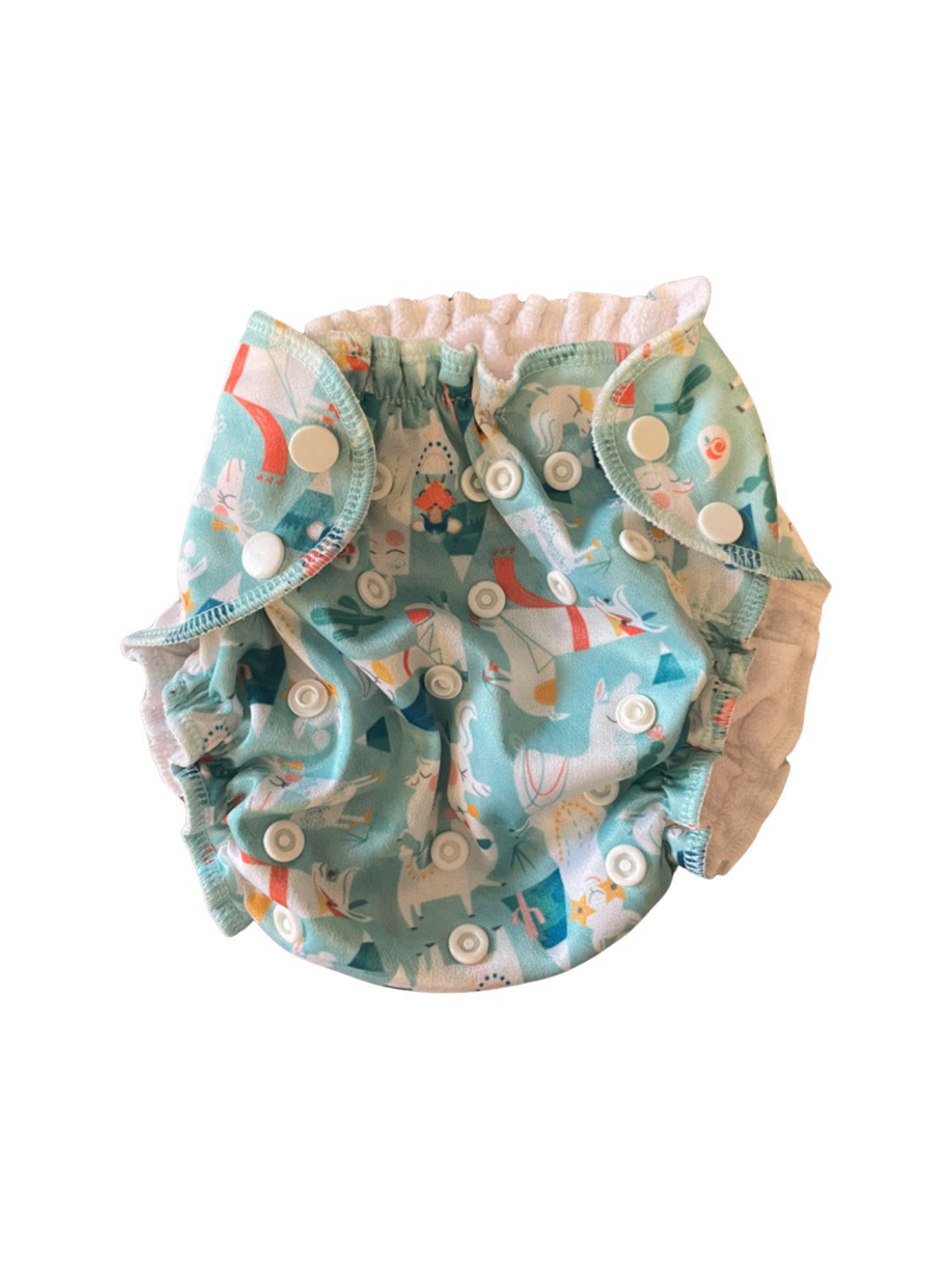 Apple Cheeks Cloth Diaper One Size - Reusable Eco-Friendly Baby Diapers for Newborns to Toddlers | Perfect for Daycare, Travel & Home Use