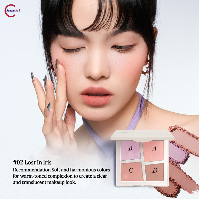 INSBAHA Primary Exploration Blush Palette - 6 Color Matte & Shimmer Makeup Set for Contouring, Highlighting & Everyday Wear | Perfect for Professional Makeup Artists & Beginners