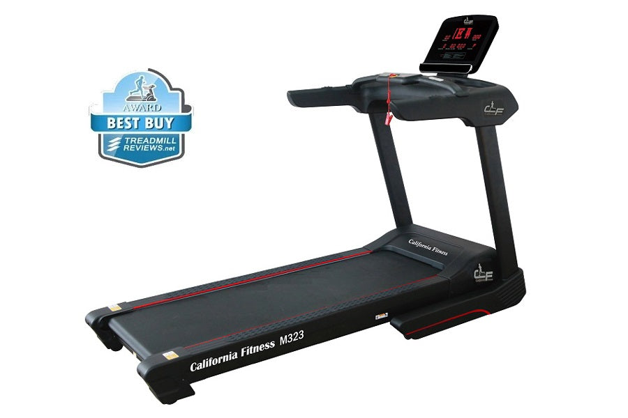 California Fitness Malibu 323 Folding Treadmill - Compact Home Gym Equipment for Cardio Workouts | Perfect for Small Spaces & Apartment Fitness | Summer Sale Discount