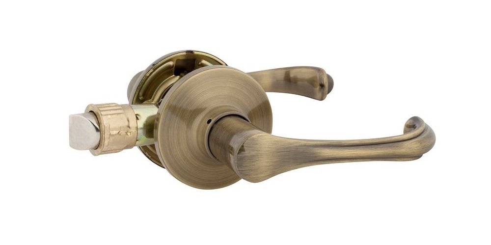 Citiloc 754332 Vienna Bathroom Faucet Lever Handle in Antique Brass Finish - Perfect for Vintage Style Bathroom Renovations and Luxury Home Upgrades