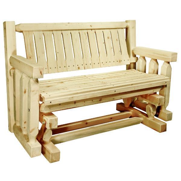 Homestead Collection Glider - Comfortable Patio Rocking Chair for Porch, Garden & Backyard Relaxation | Durable Outdoor Furniture for Adults & Seniors