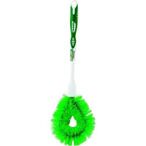 Libman T-Bowl Brush Angle - 20 Pack Heavy Duty Toilet Cleaning Brush with Long Handle for Deep Cleaning - Perfect for Bathrooms, Kitchens, and Hard-to-Reach Areas