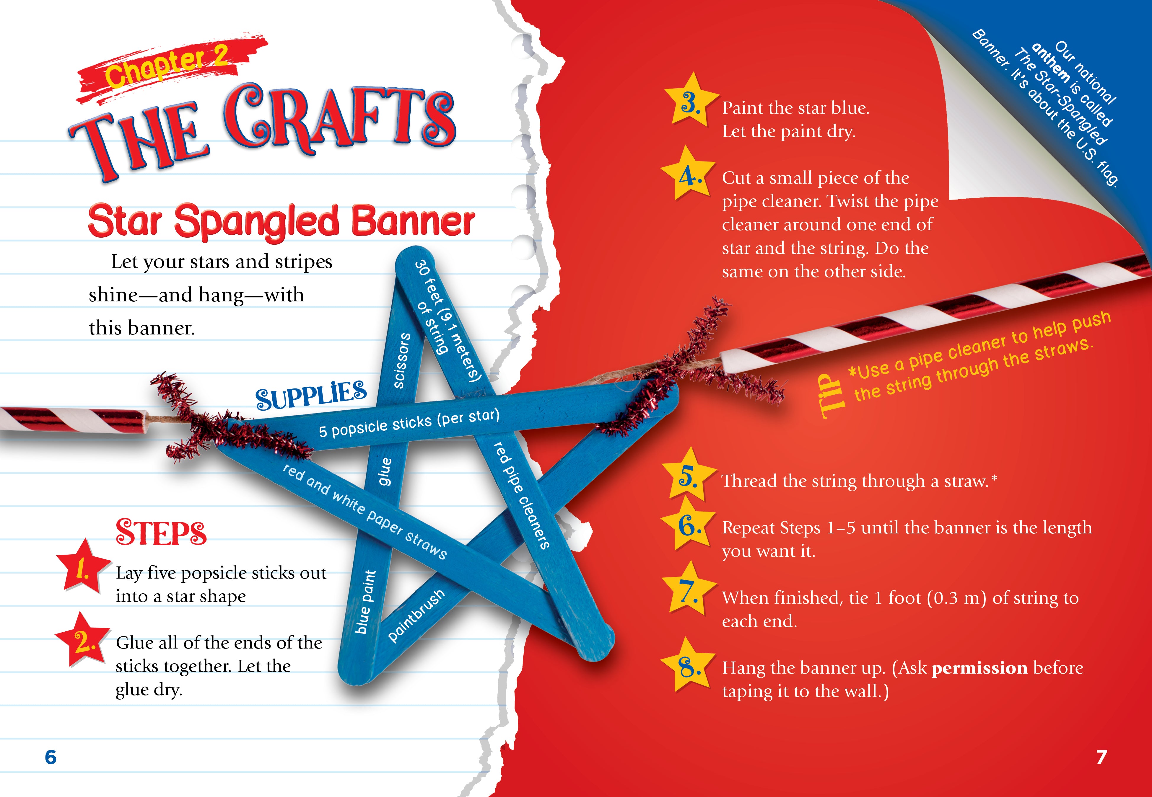 DIY Independence Day Crafts Kit - Patriotic Decorations & Party Supplies for 4th of July Celebrations, Home Decor, and Festive Events