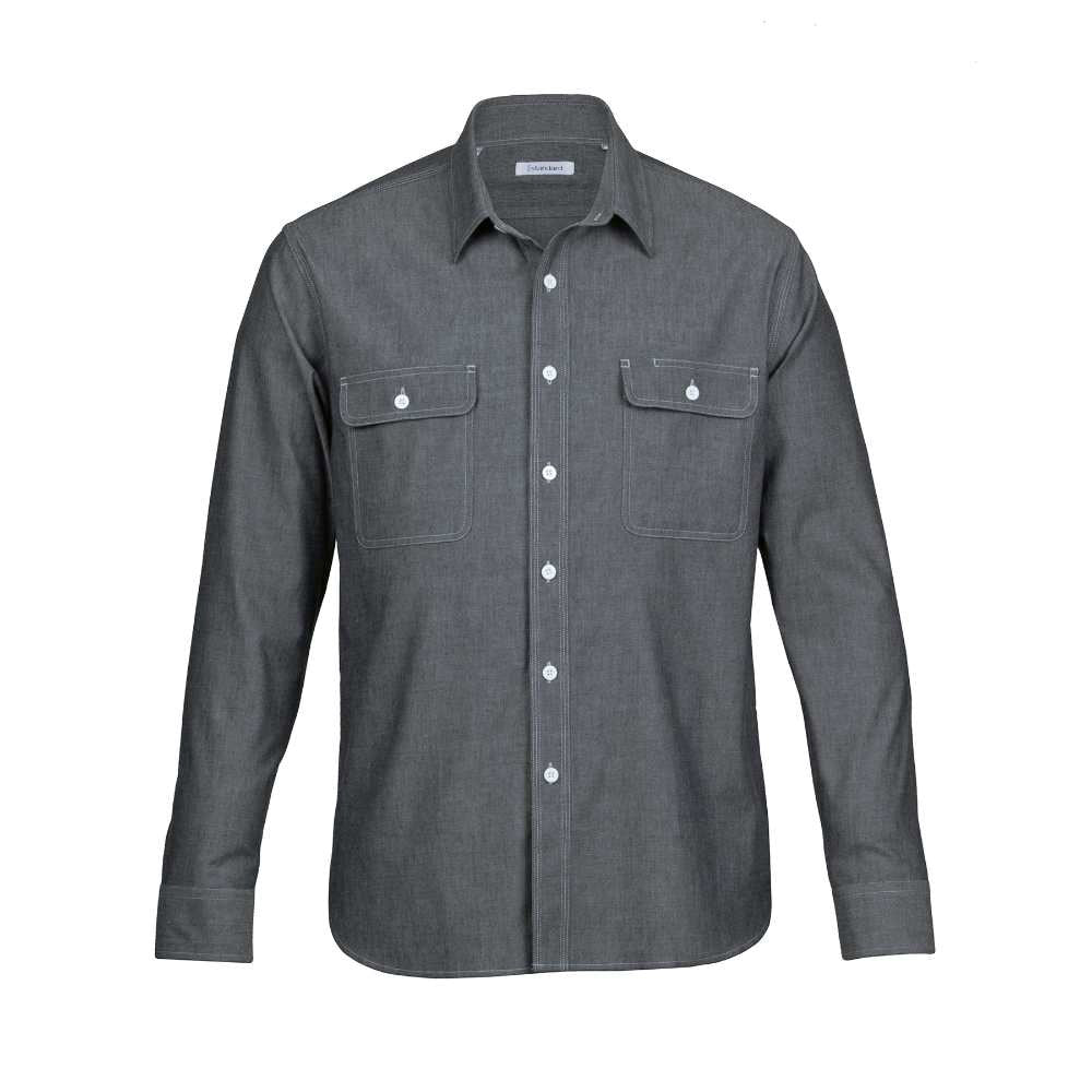 Premium Men's Montreal Chambray Shirt - Classic Casual Button-Down Shirt for Everyday Wear | Office, Weekend & Outdoor Activities