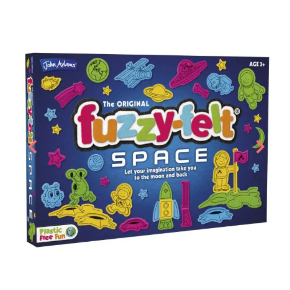 Fuzzy Felt Space Play Set - DIY Creative Felt Board for Kids Educational Toys | Perfect for Preschool Learning, Storytelling & Space-Themed Bedroom Decor