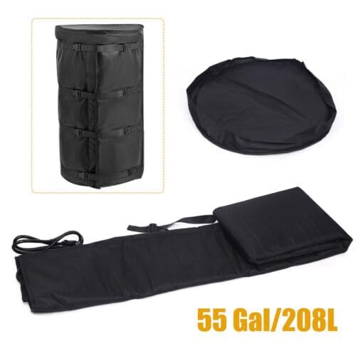 55 Gallon Drum Heater - Adjustable 120°F Barrel Heating Blanket with Detachable Design for Fast Warming | Ideal for Industrial Use, Chemical Storage & Cold Weather Applications