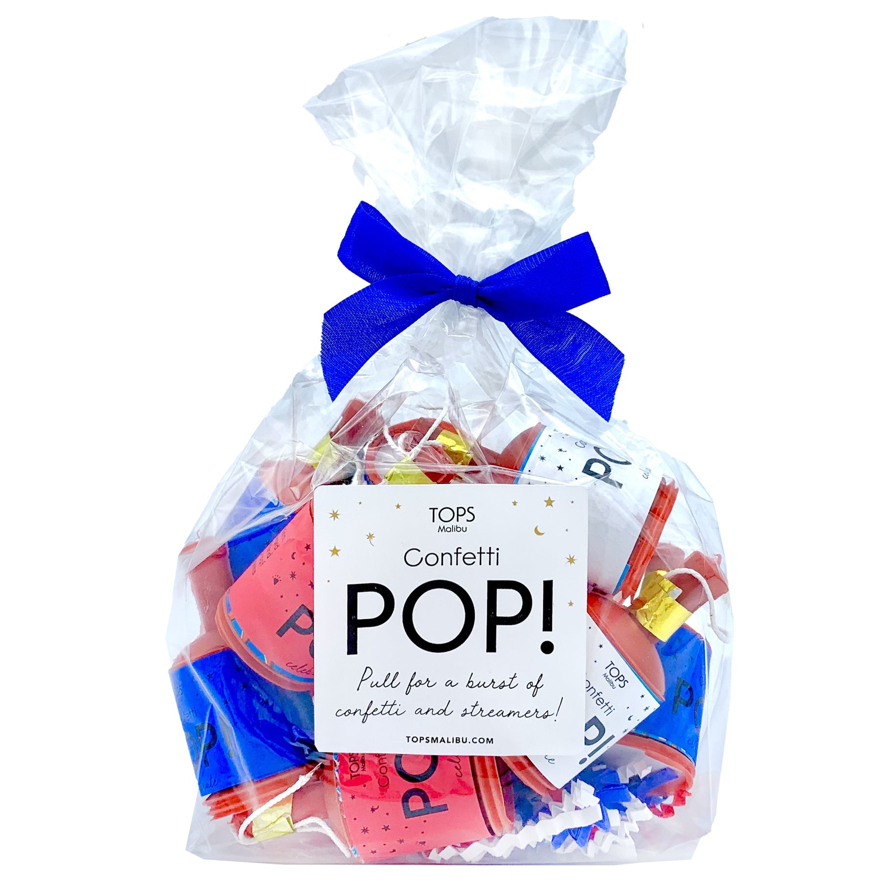 4th of July Confetti Poppers - Patriotic Party Supplies for Independence Day Celebrations, Fireworks Shows & Festive Decorations