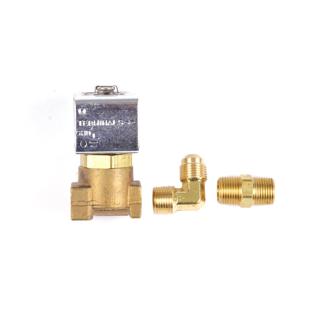 Trident Marine 1300-7708.2-KIT 12V DC Brass LPG Solenoid Valve - 1/4