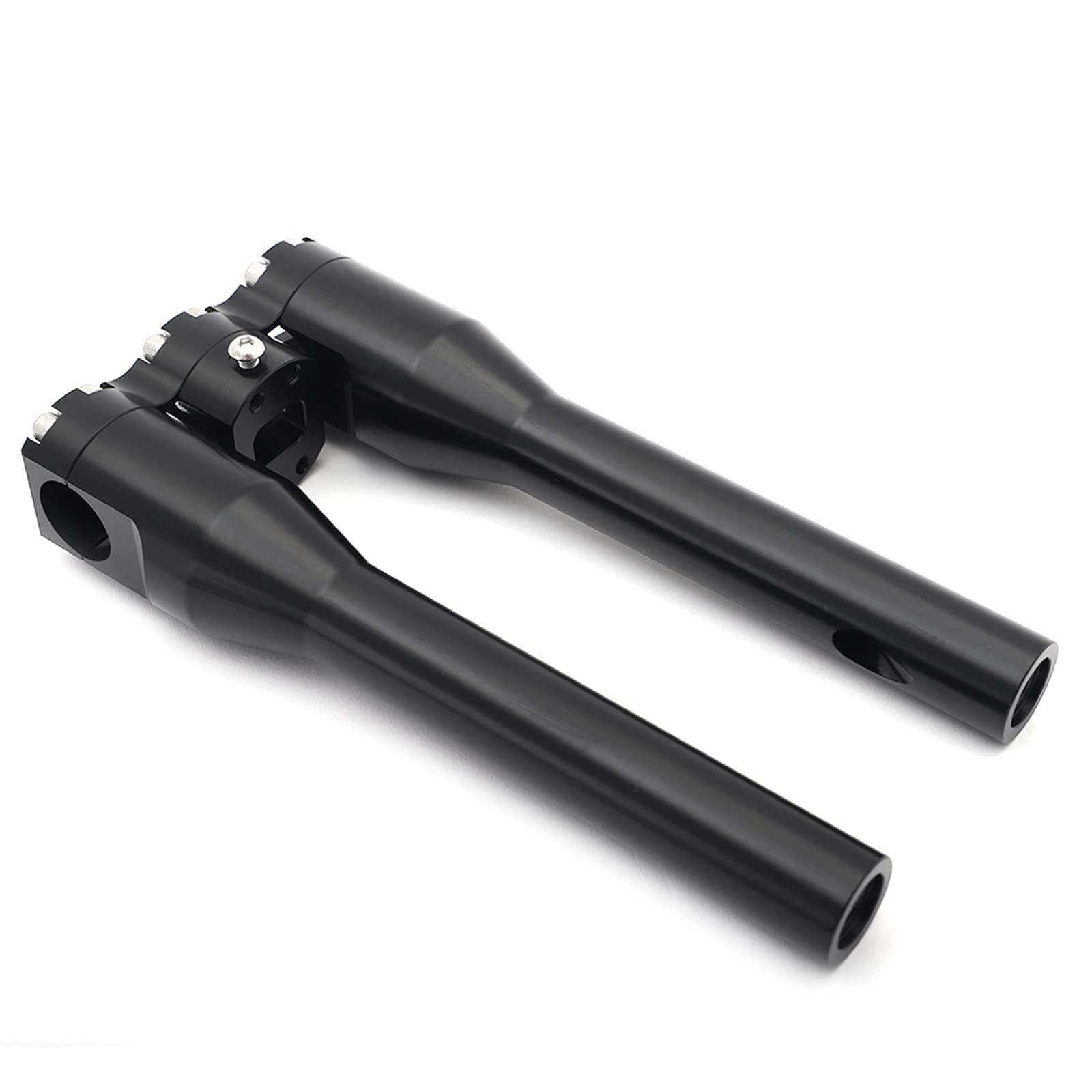 TOFR Club Style 1 Inch Handlebar Risers (10 & 11 Inch) - Universal Fit for Harley Davidson Dyna, Softail, Sportster & Touring Models - Perfect for Custom Bike Builds & Comfortable Riding