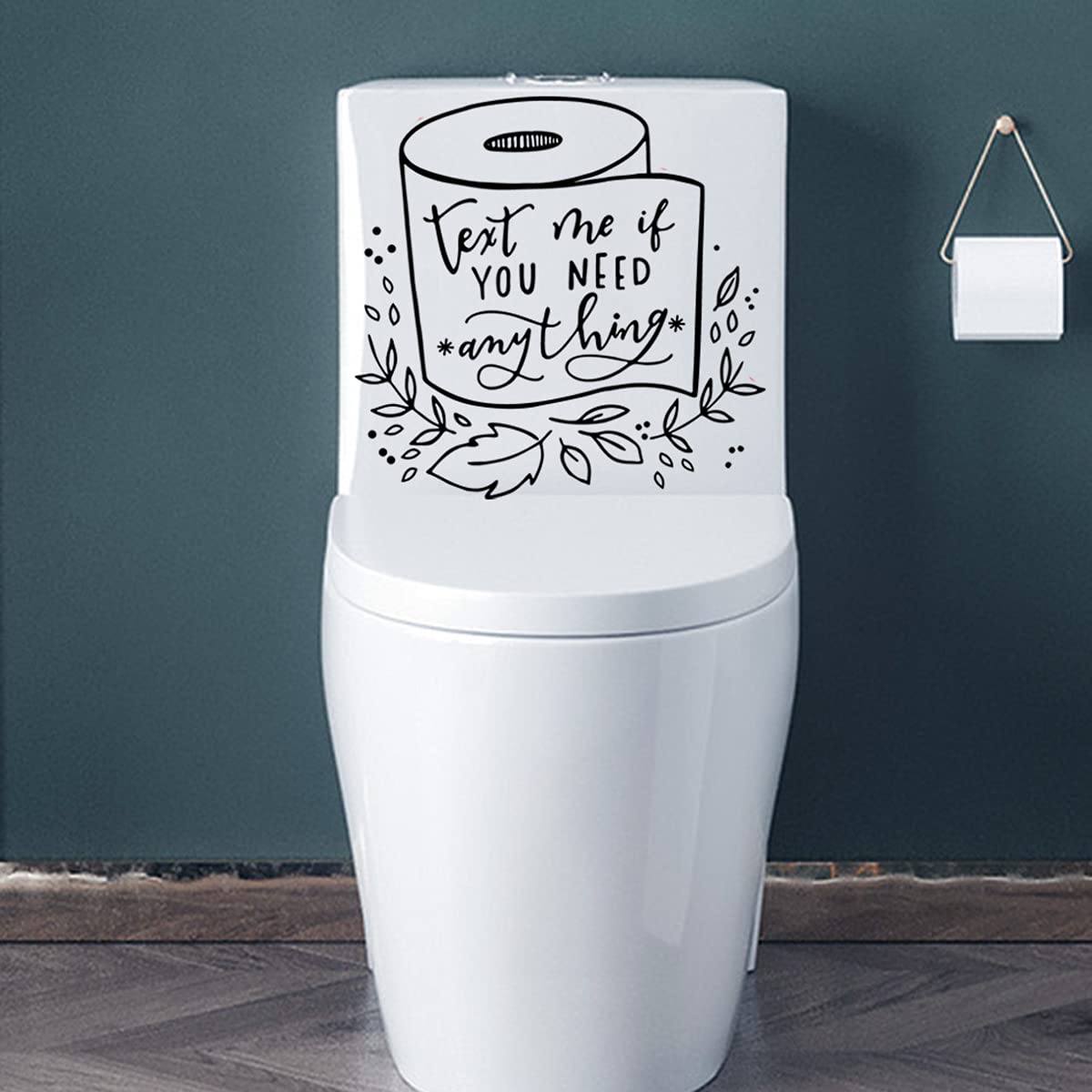 NC Home Vinyl Wall Stickers - Toilet Rules Bathroom Decals, Inspirational Quotes & Large Wall Art Decor for Bathroom, Home Decorations | Perfect for Bathroom, Kitchen, Nursery & Office Spaces