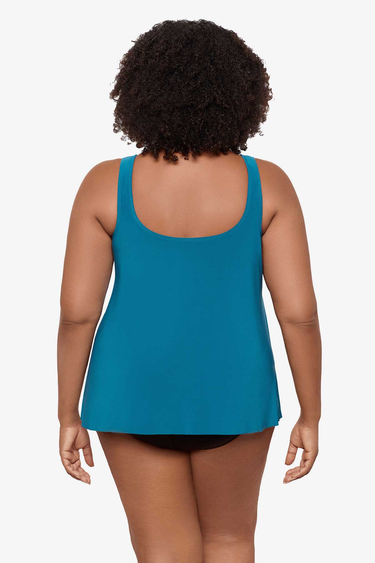 Plus Size Ursula Tankini Top for Women - Flattering Swimwear for Curvy Figures - Perfect for Beach, Pool, and Summer Vacations