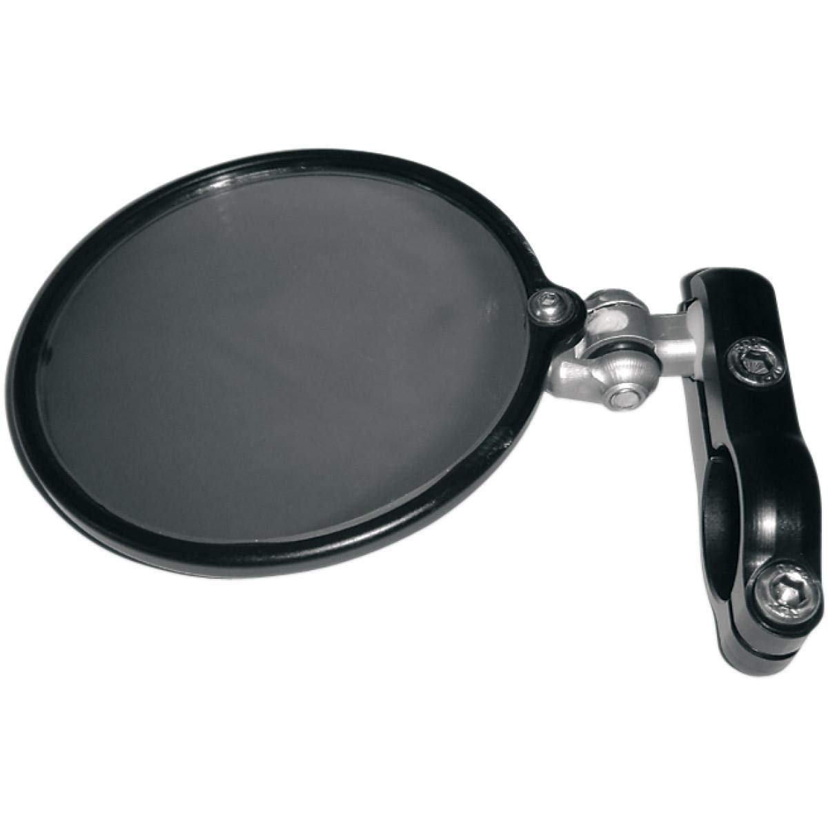 CRG Hindsight LS Left Side Mirror - Black (HSLS-200-L) - Perfect for Motorcycles, ATVs & Off-Road Vehicles - Enhanced Rear Visibility & Safety
