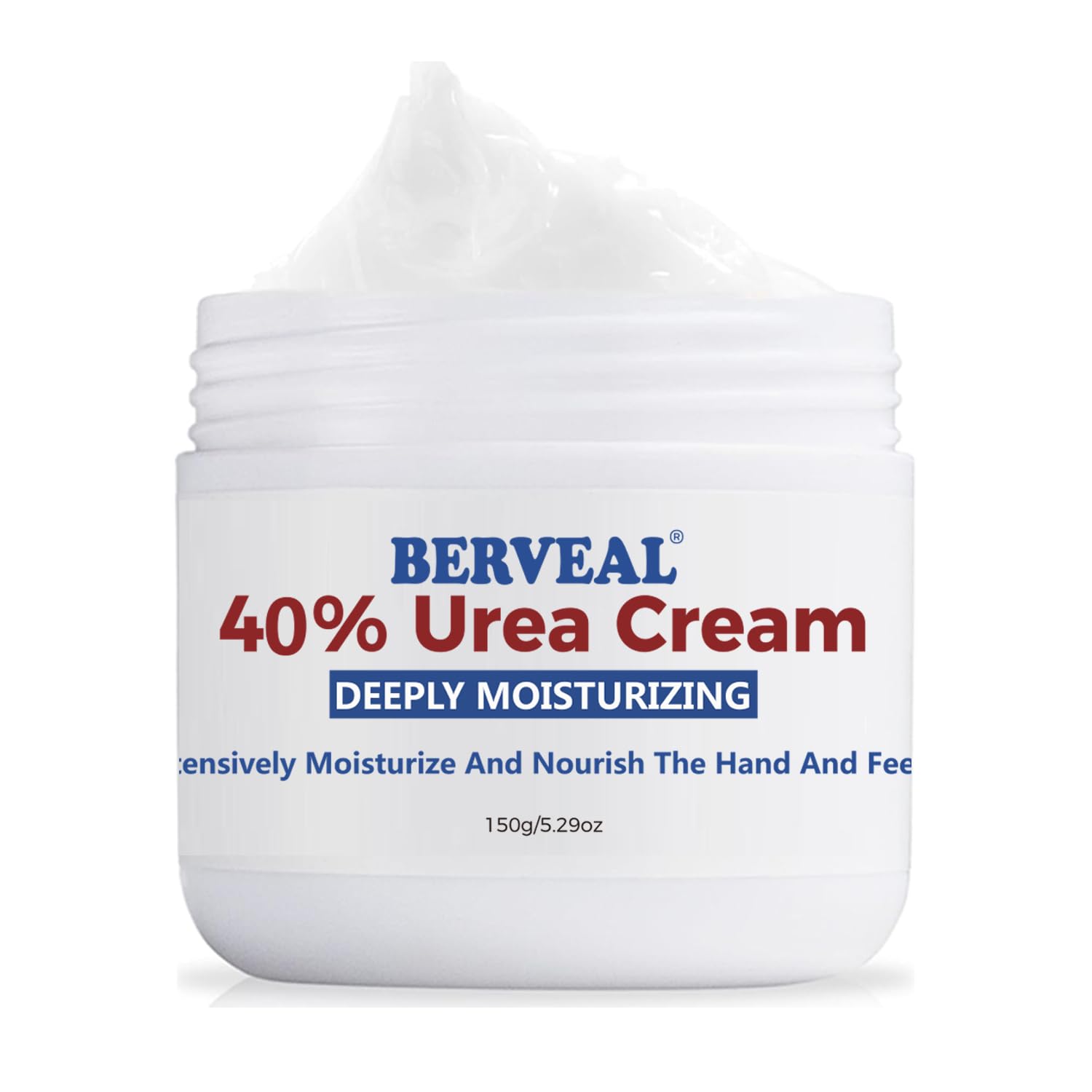 40% Urea Foot Cream for Cracked Heels & Dry Feet - Intensive Moisturizing Treatment for Rough, Calloused Skin - 5.29 fl.oz - Perfect for Daily Foot Care & Softening Hard Skin at Night