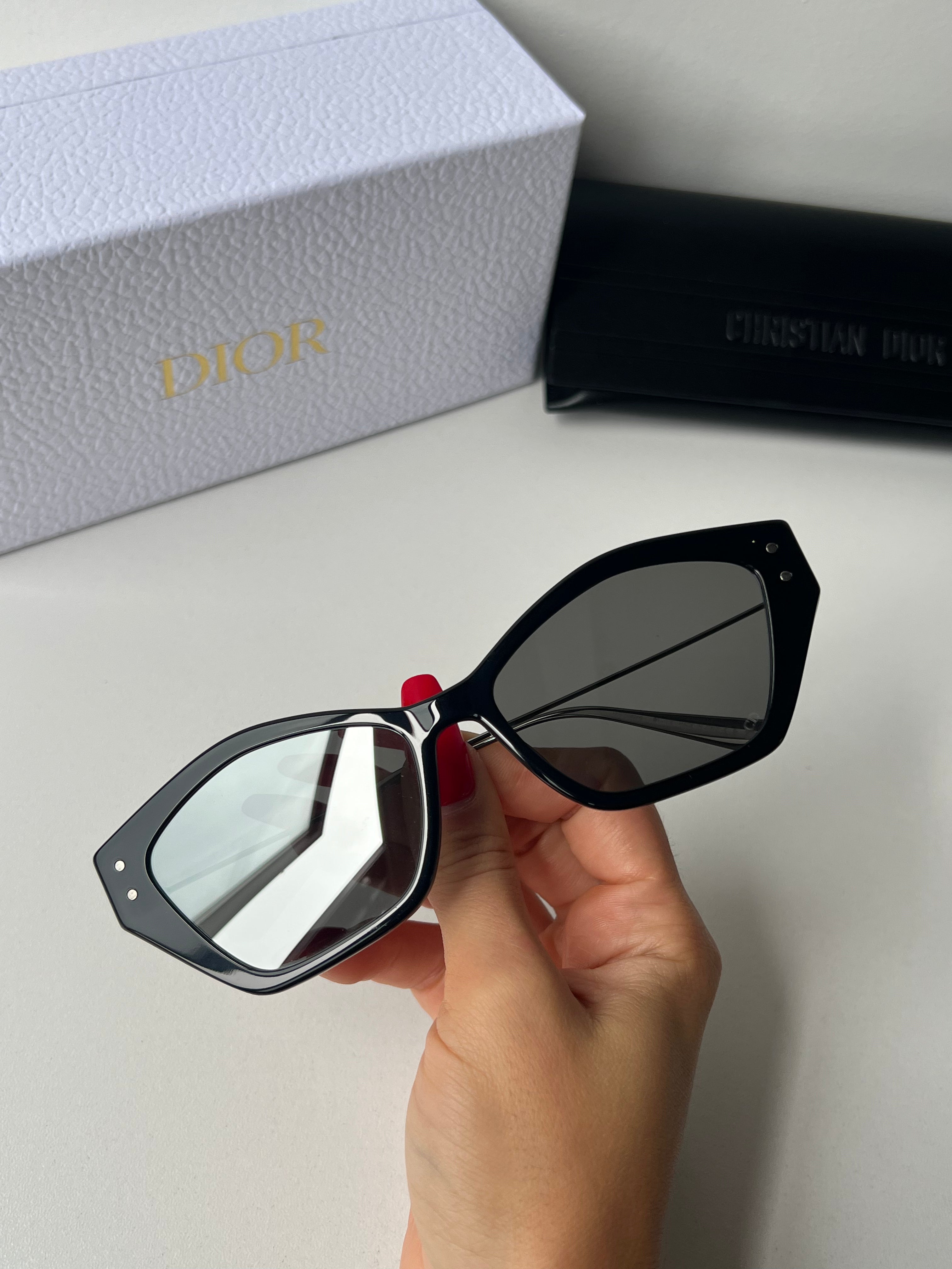 Dior MissDior S1U Black Silver Sunglasses for Women - Luxury Designer Shades for Fashion, Beach & Outdoor Activities