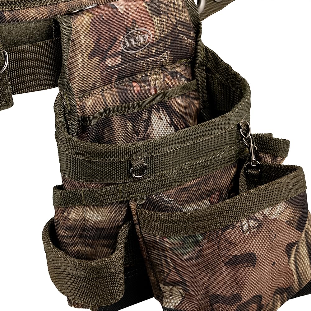 Bucket Boss Camo Tool Belt with Suspenders - Original Series (85035) 52