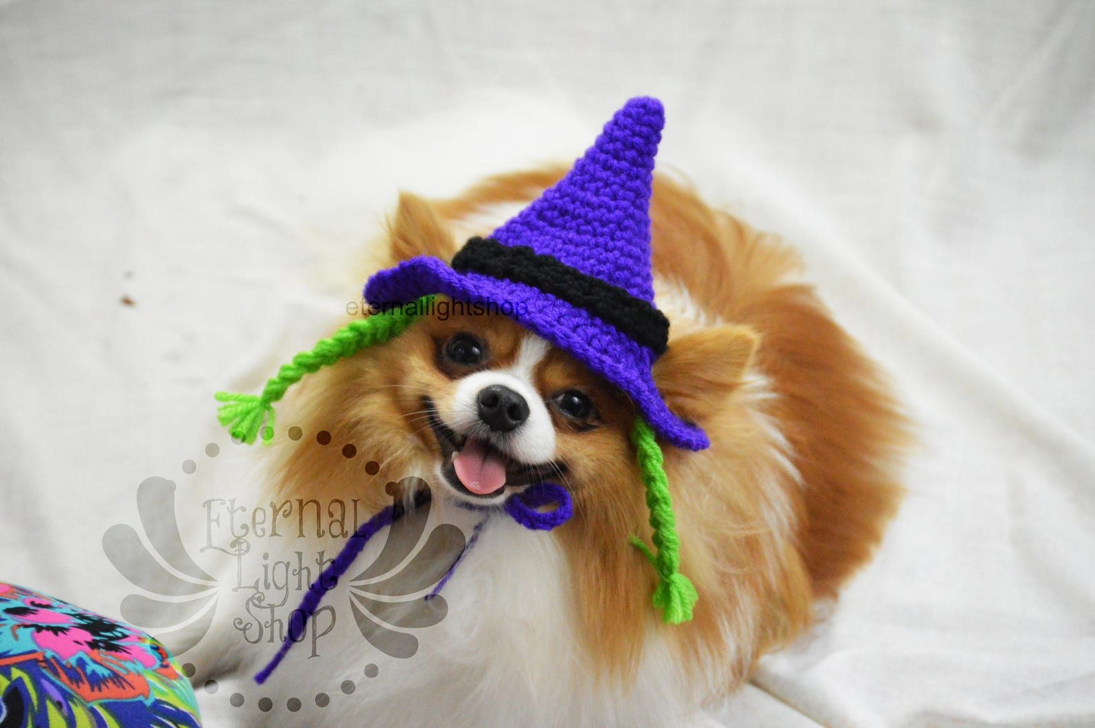 Handmade Crochet Purple Witch Hat for Halloween Costume & Cosplay - Perfect for Witch Costumes, Halloween Parties, and Themed Events