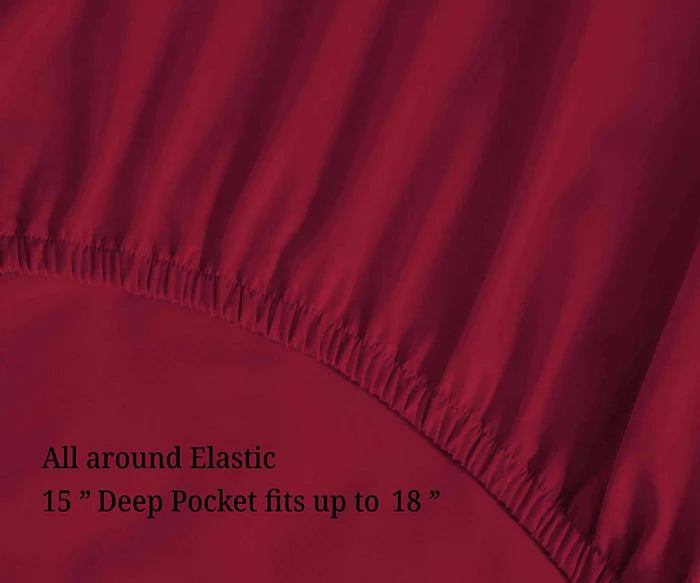 Luxury 100% Egyptian Cotton Sheets - 700 Thread Count, Eco-Friendly & Hypoallergenic - Perfect for Master Bedroom, Guest Room & Hotel Use