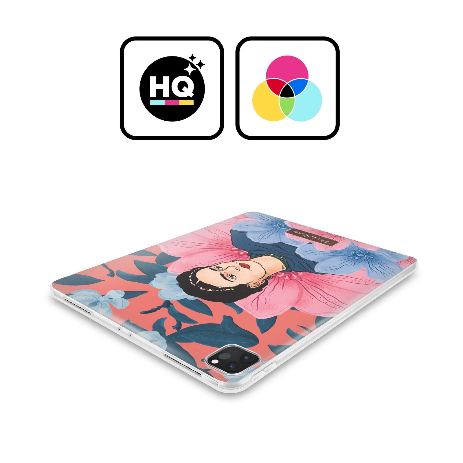Head Case Designs Officially Licensed Frida Kahlo Floral Art Samsung Galaxy Tab S8 Ultra Case - Durable Soft Gel Cover for Work, School & Travel Protection