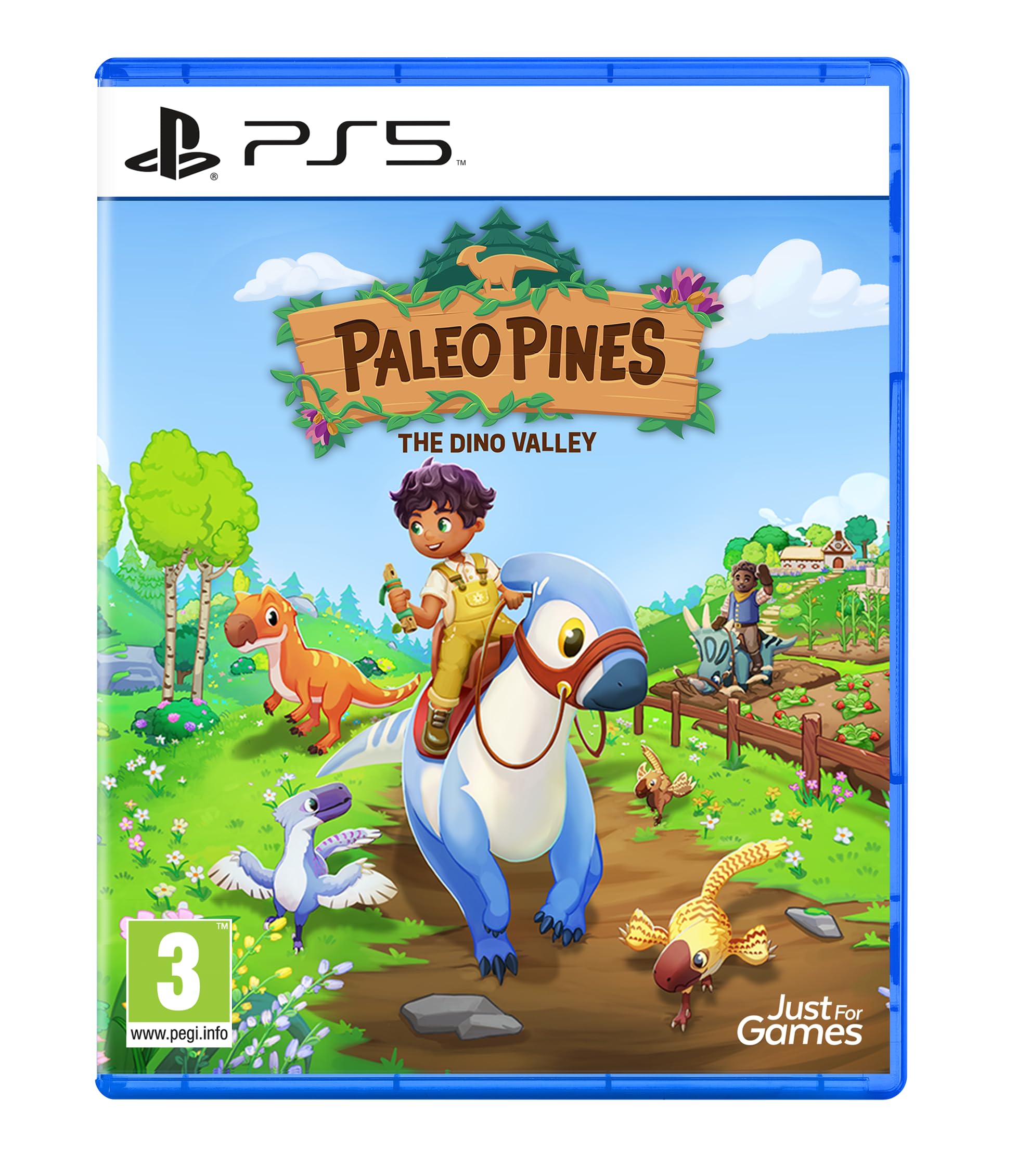 Paleo Pines Game for PlayStation 5 - Dinosaur Adventure & Farming Simulation - Perfect for Family Game Night & Relaxing Single-Player Experience